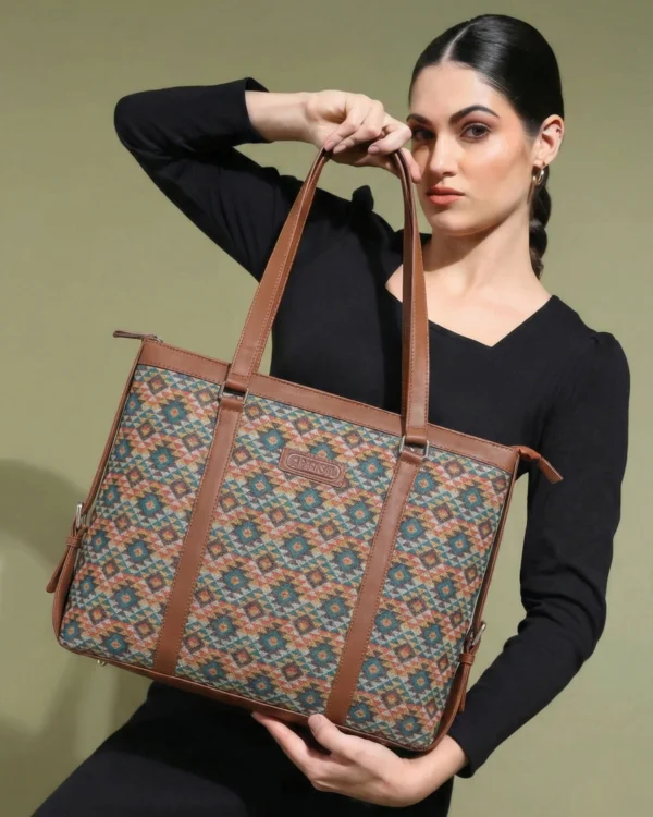 Ethnic Diamond Tote Bag