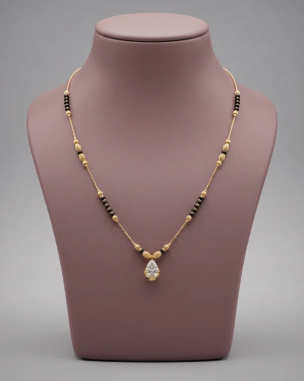 Minimal Gold Mangalsutra Necklace