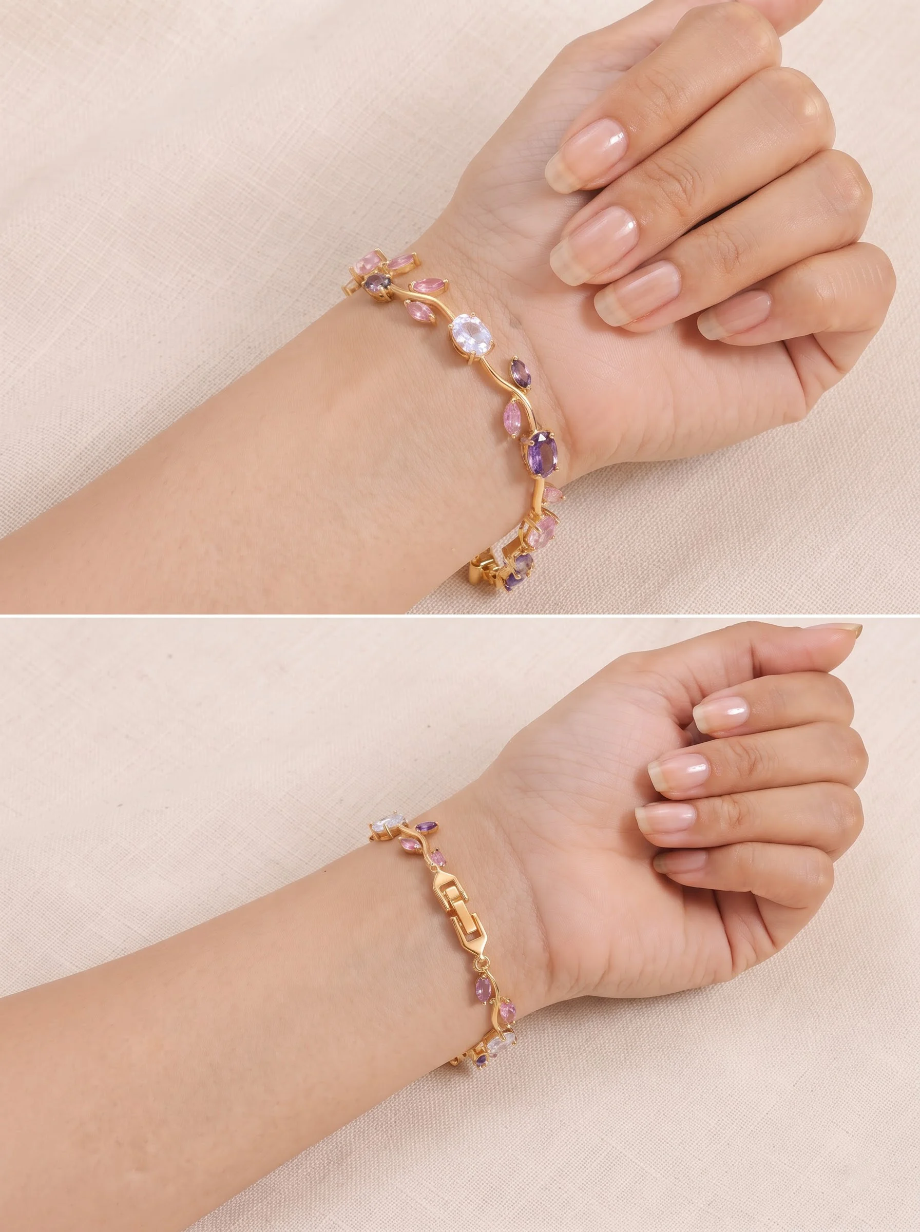 Pastel Blossom Vine Bracelet - Image 3