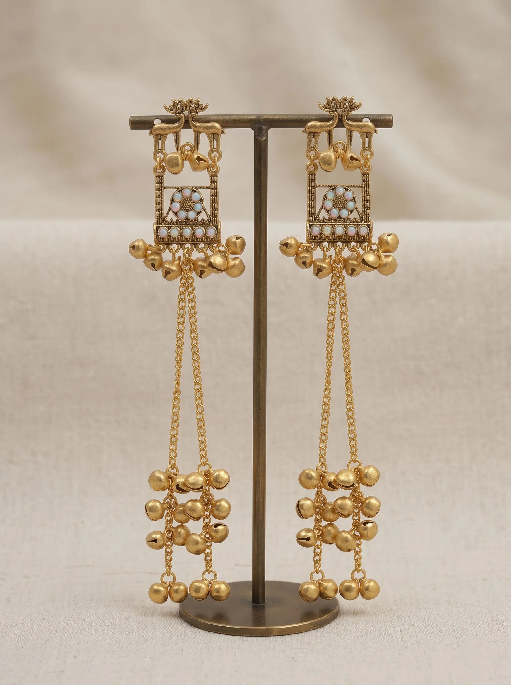 Pearl Royale Cascade Drop Earrings - Image 3
