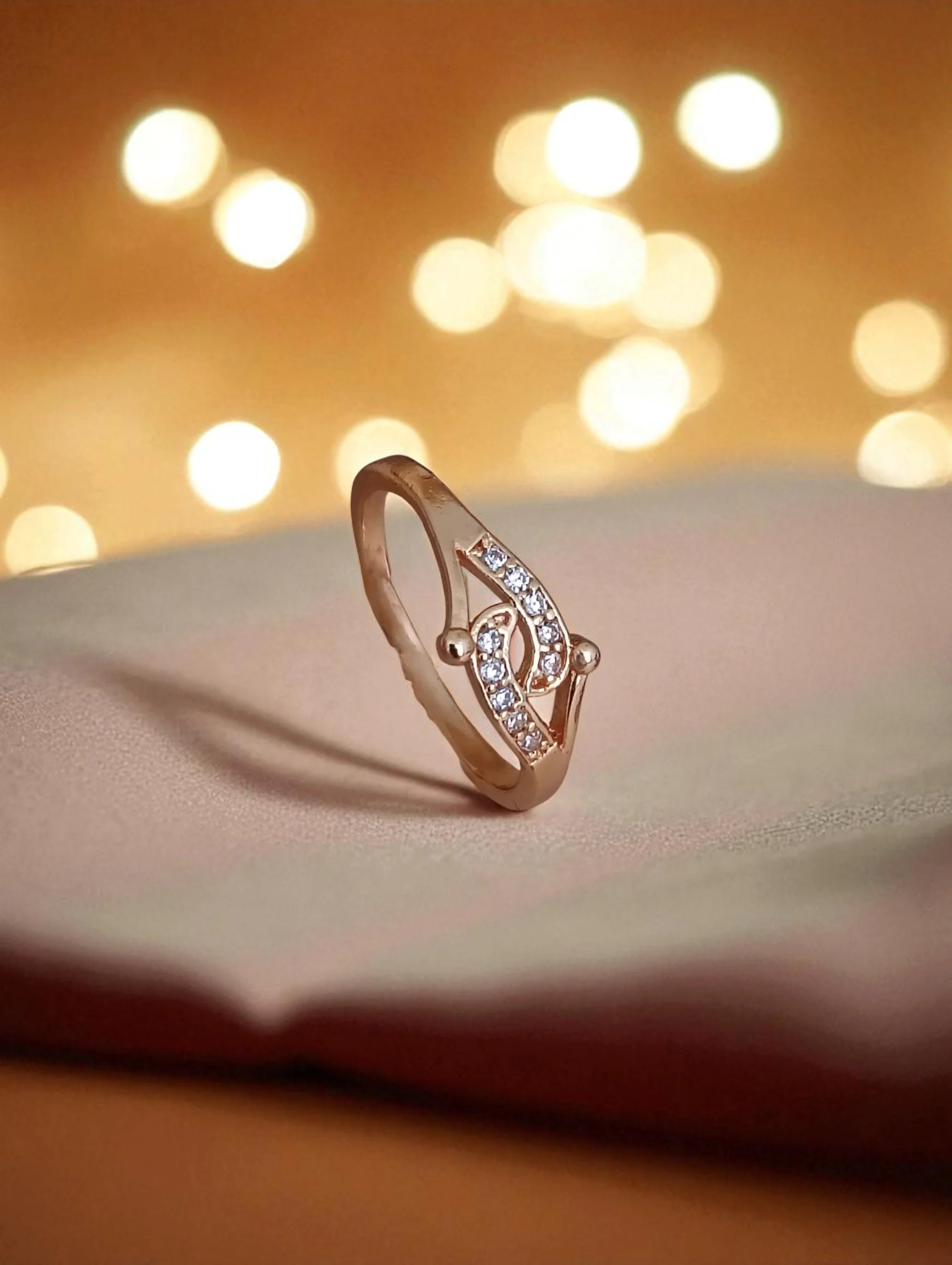 Rose Curve Spark Ring - Image 4
