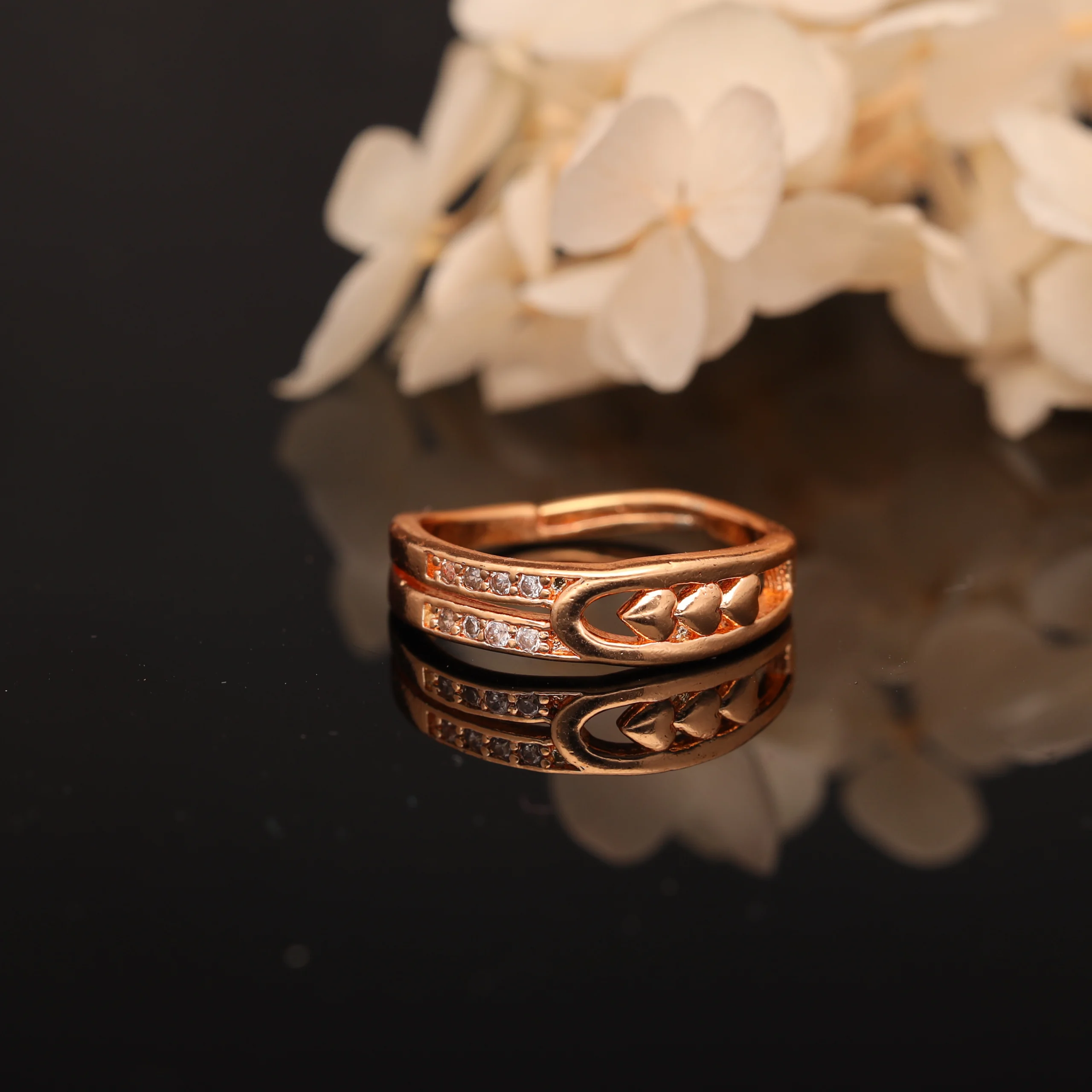 Rose Loop Spark Ring - Image 4