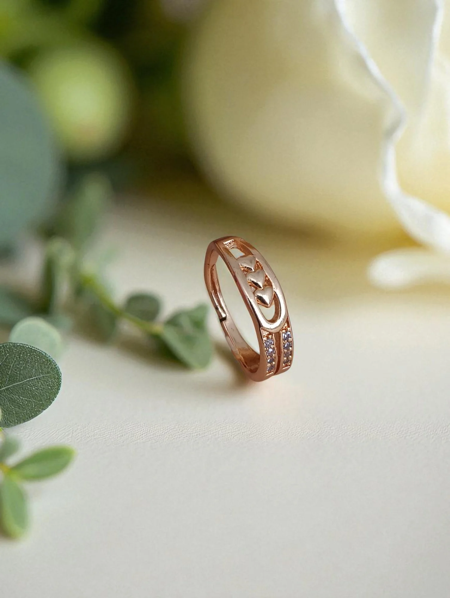 Rose Loop Spark Ring - Image 2
