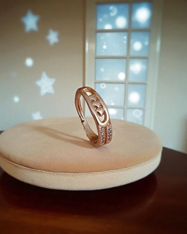 Rose Loop Spark Ring