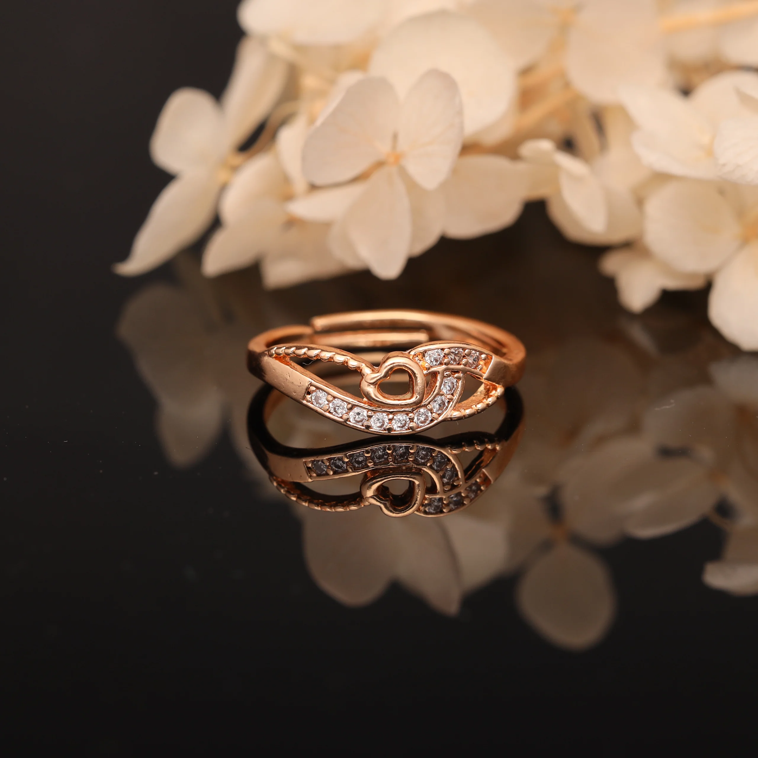 Rose Orbit Spark Ring - Image 4