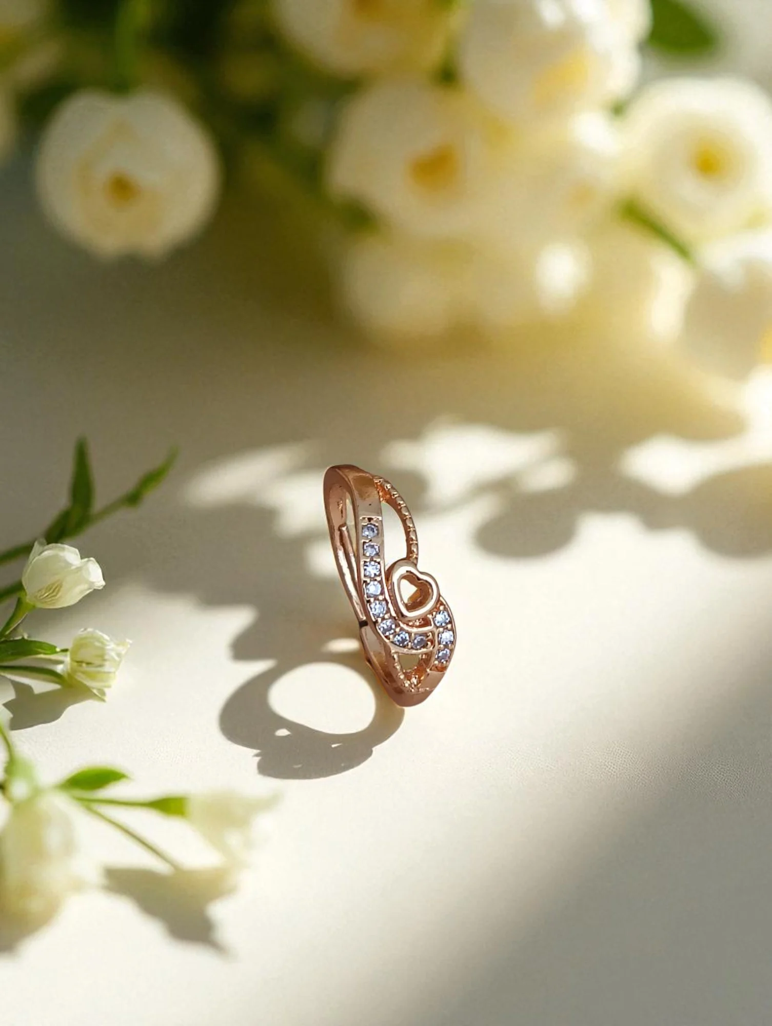 Rose Orbit Spark Ring - Image 2