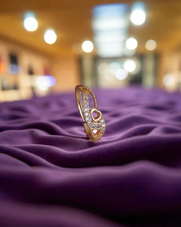 Rose Orbit Spark Ring