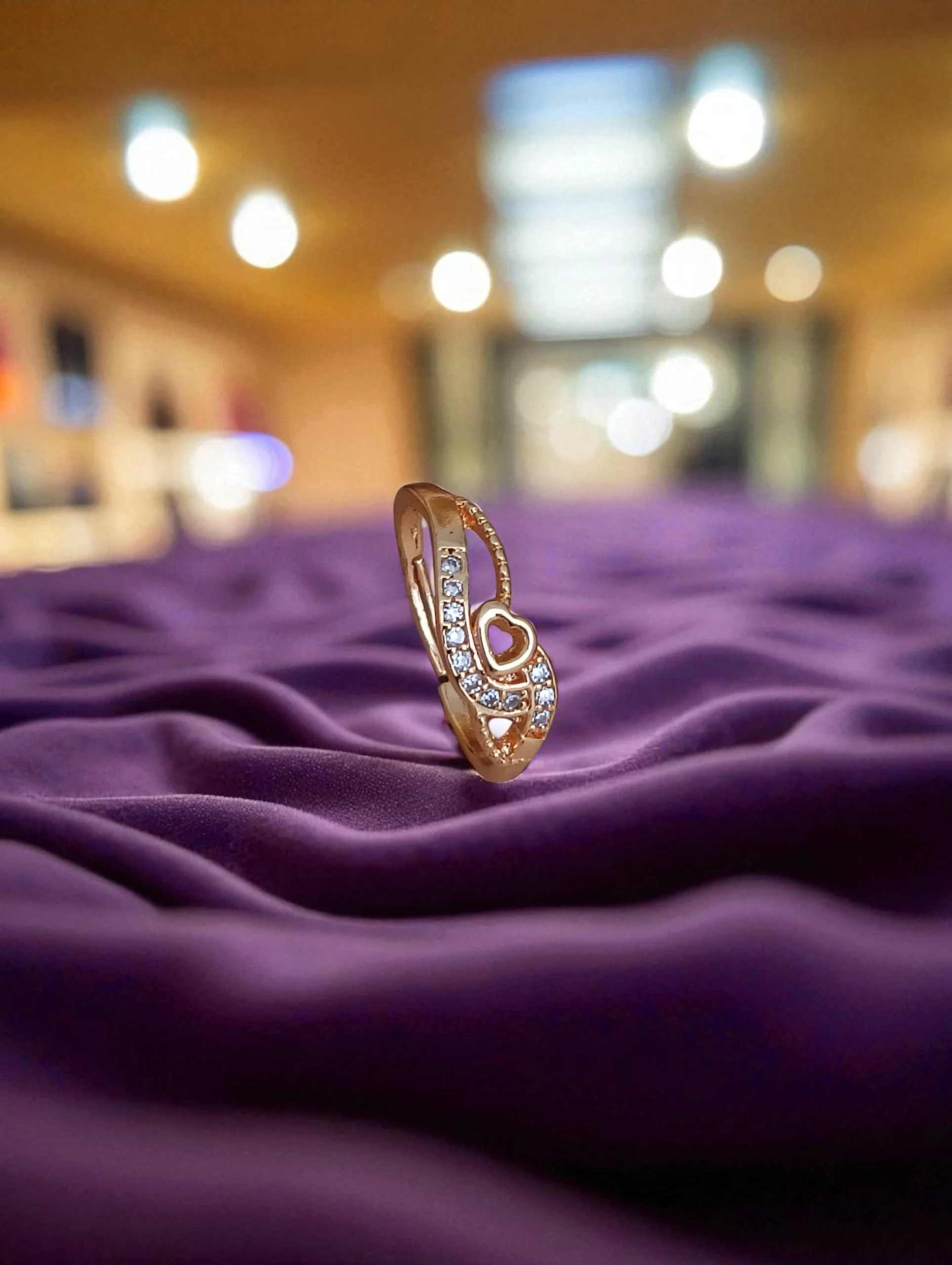Rose Orbit Spark Ring
