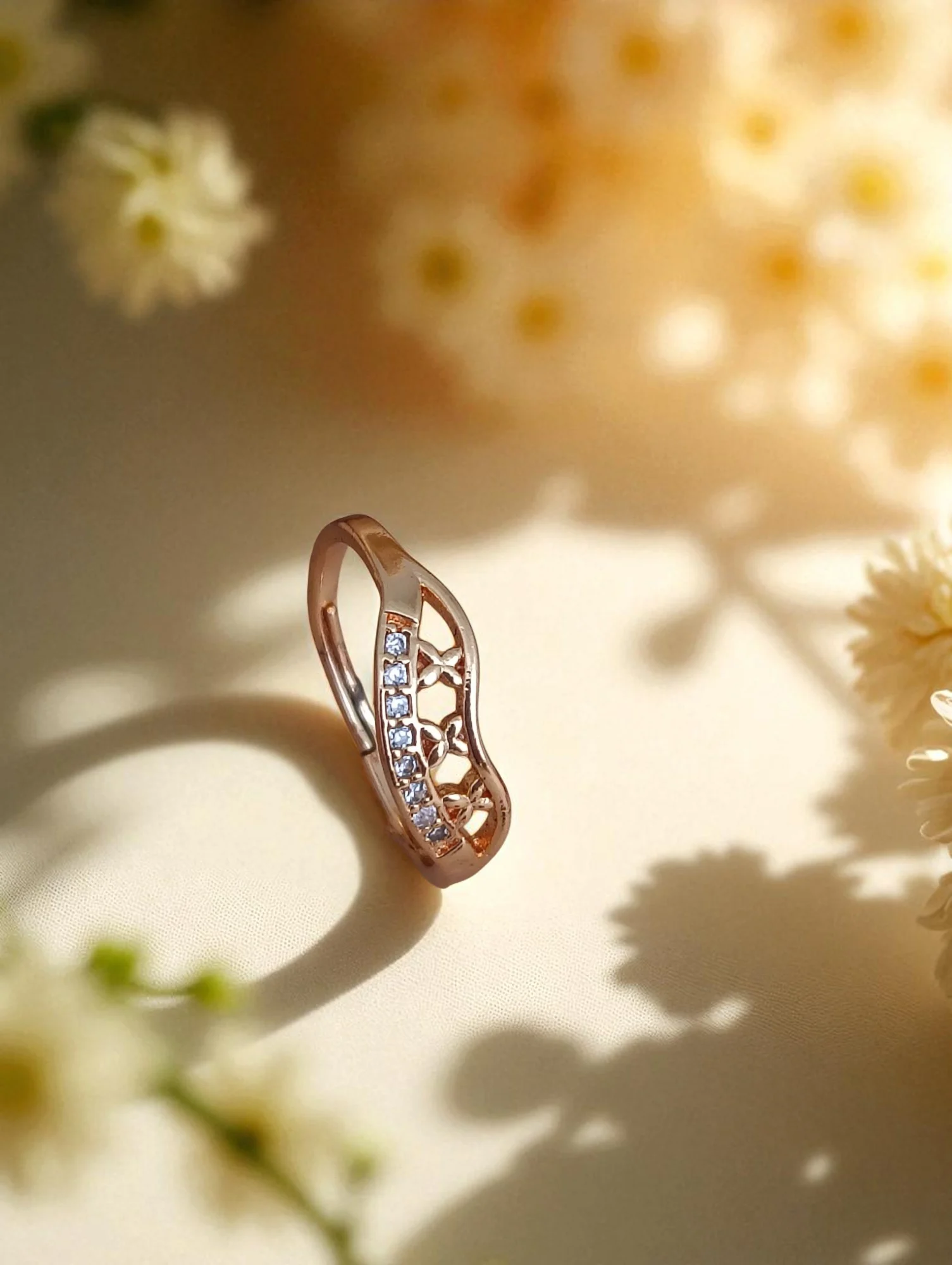 Rose Vine Spark Ring - Image 3