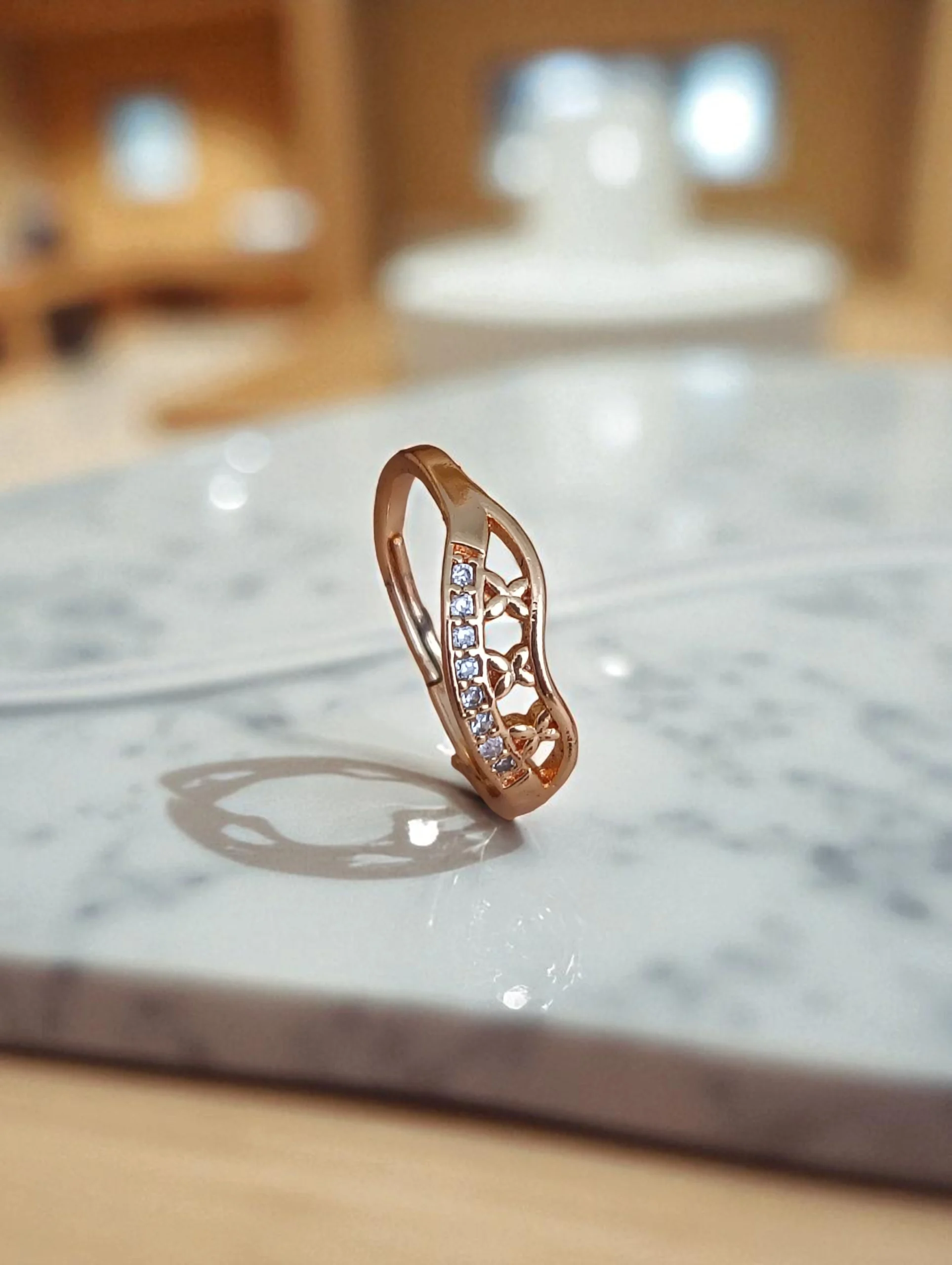 Rose Vine Spark Ring - Image 2