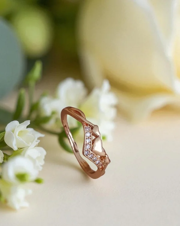Rose Bow Spark Ring
