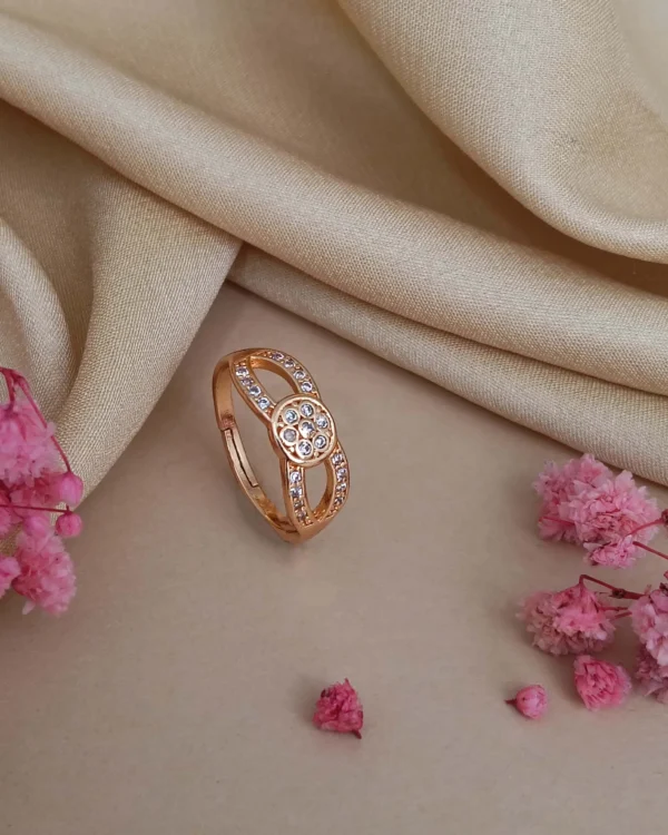 Rose Halo Grace Ring
