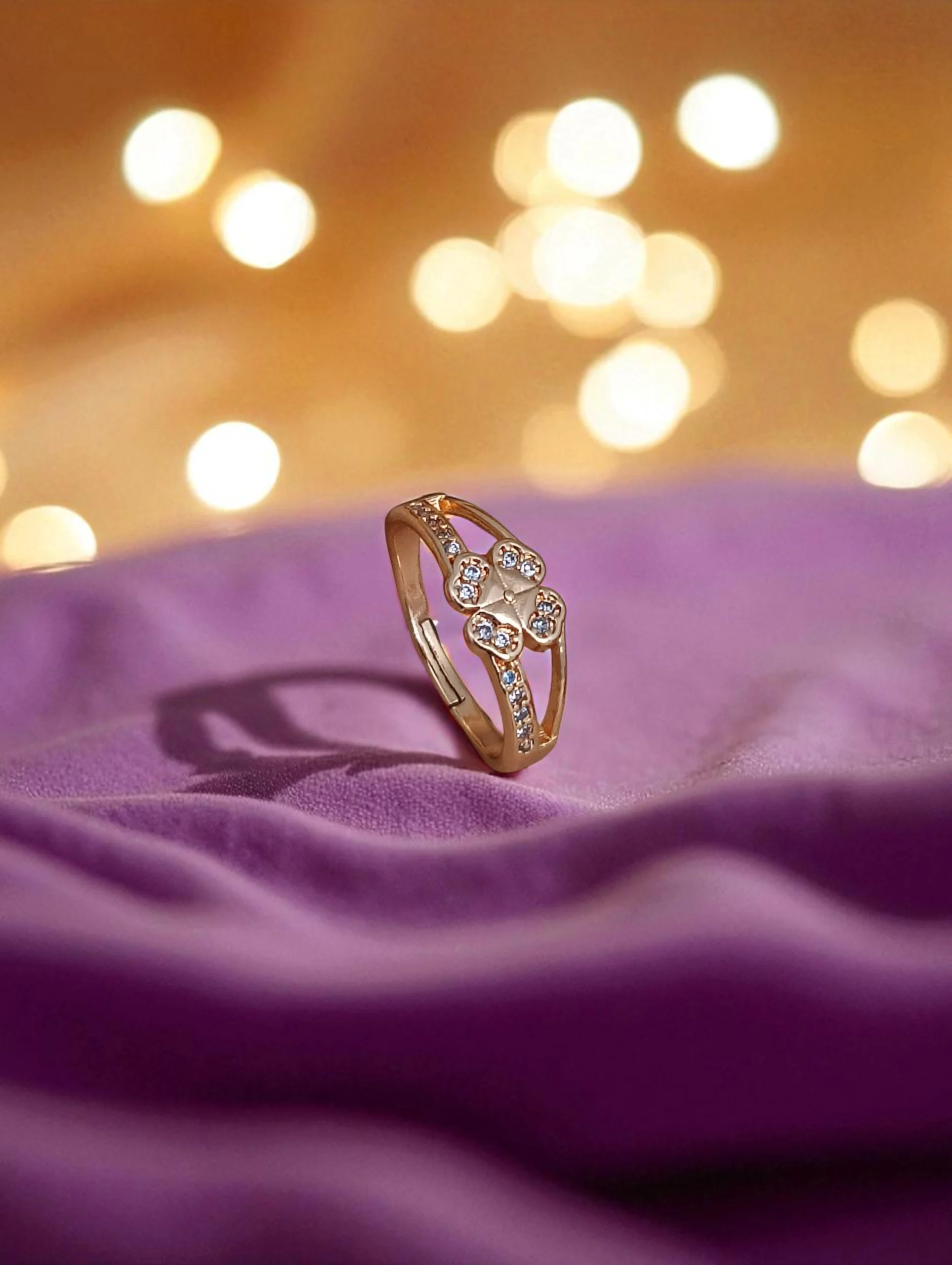 Rose Blossom Spark Ring - Image 2