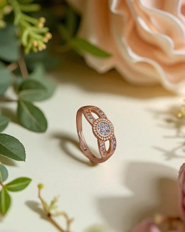 Rose Celestial Halo Ring