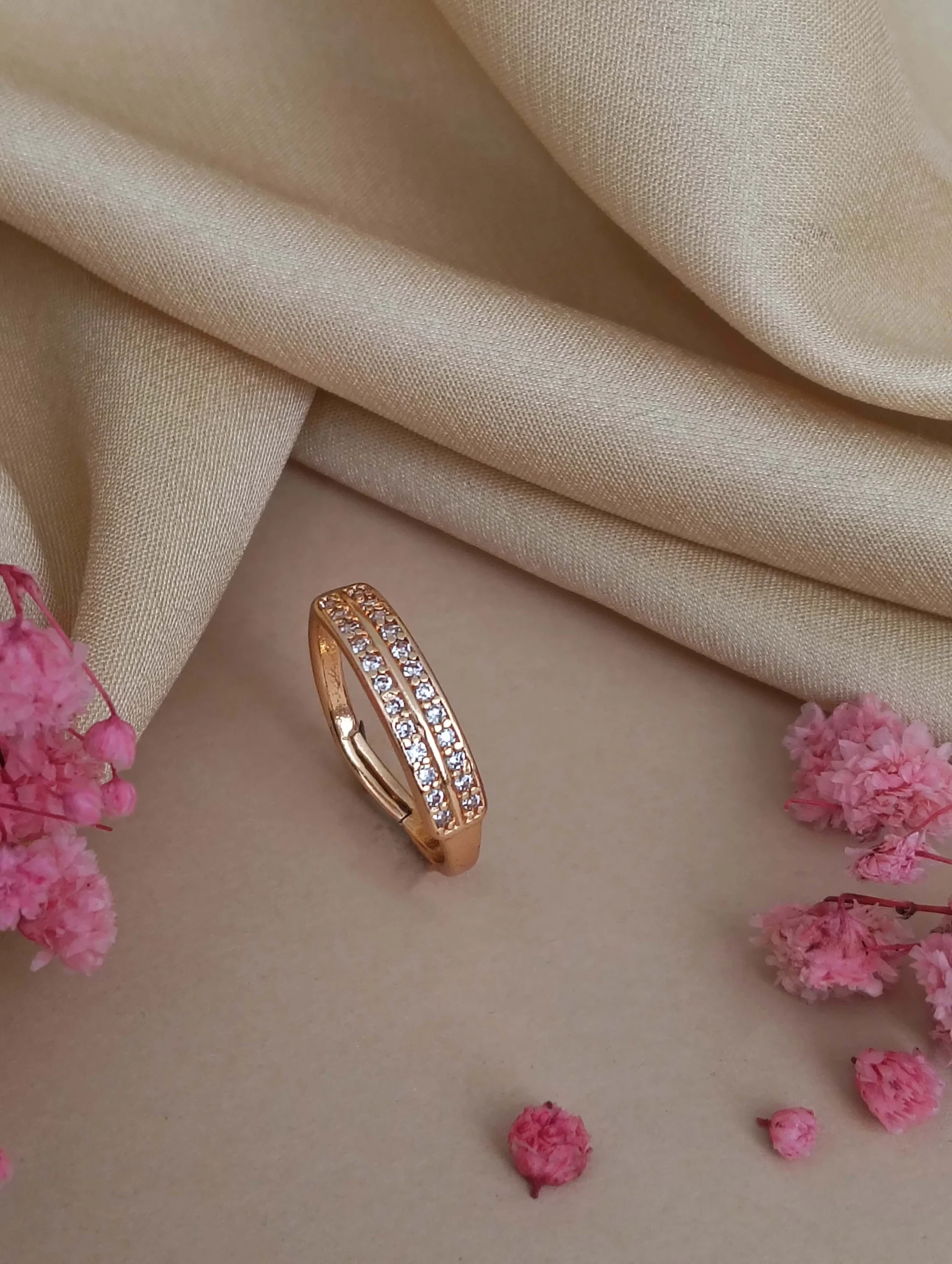 Rose Triple Spark Ring
