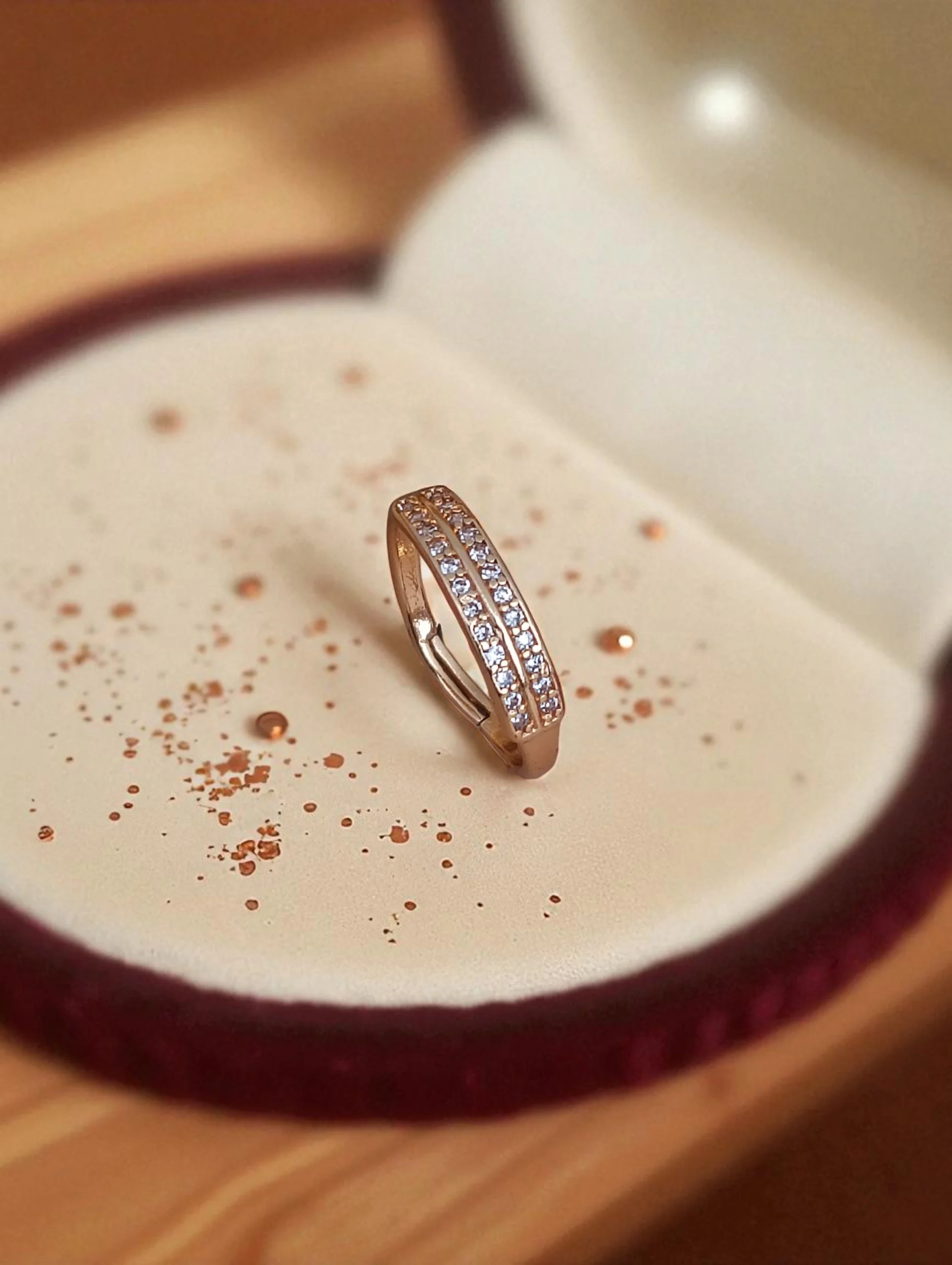 Rose Triple Spark Ring - Image 3