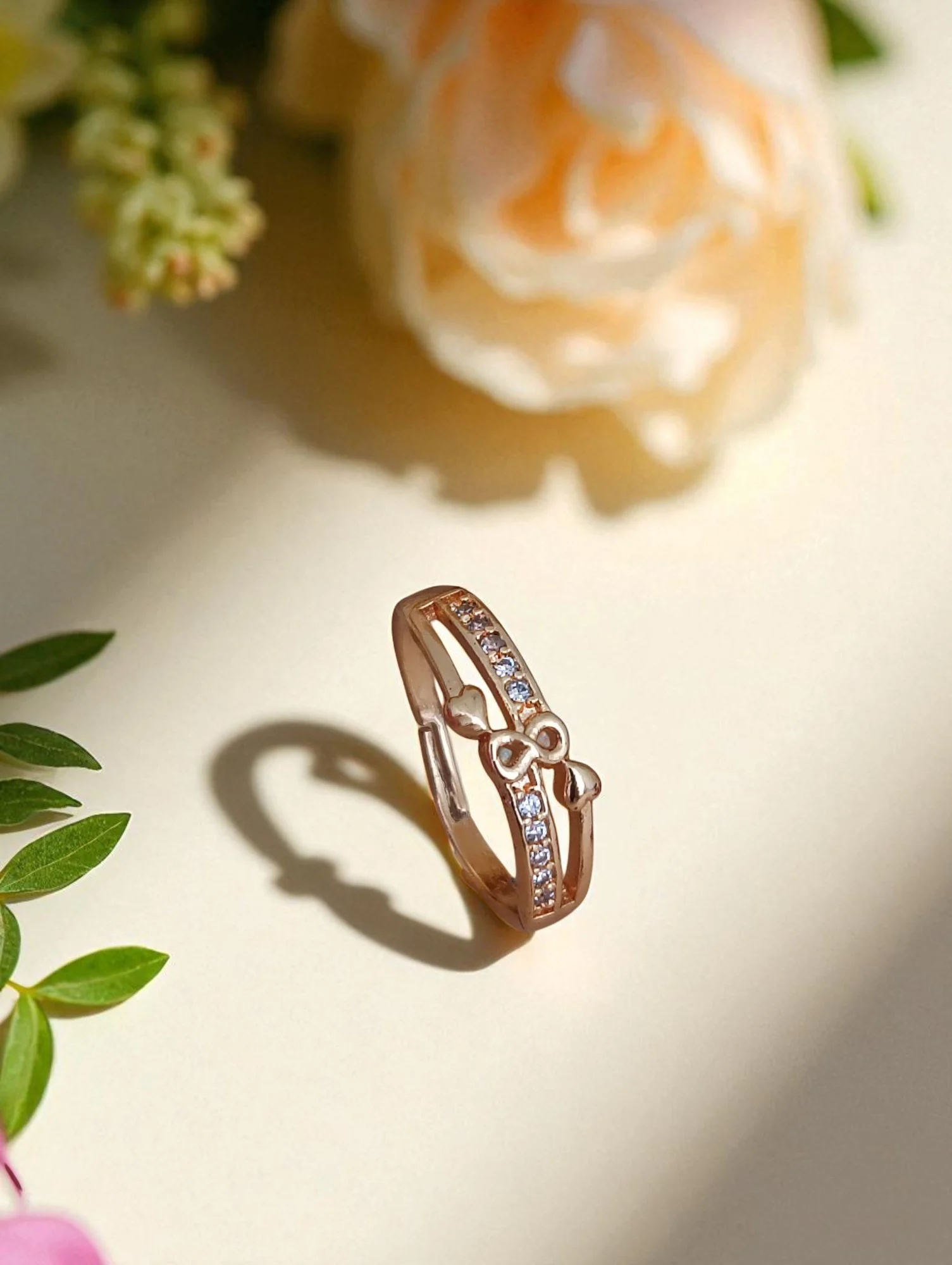 Rose Infinity Spark Ring - Image 3