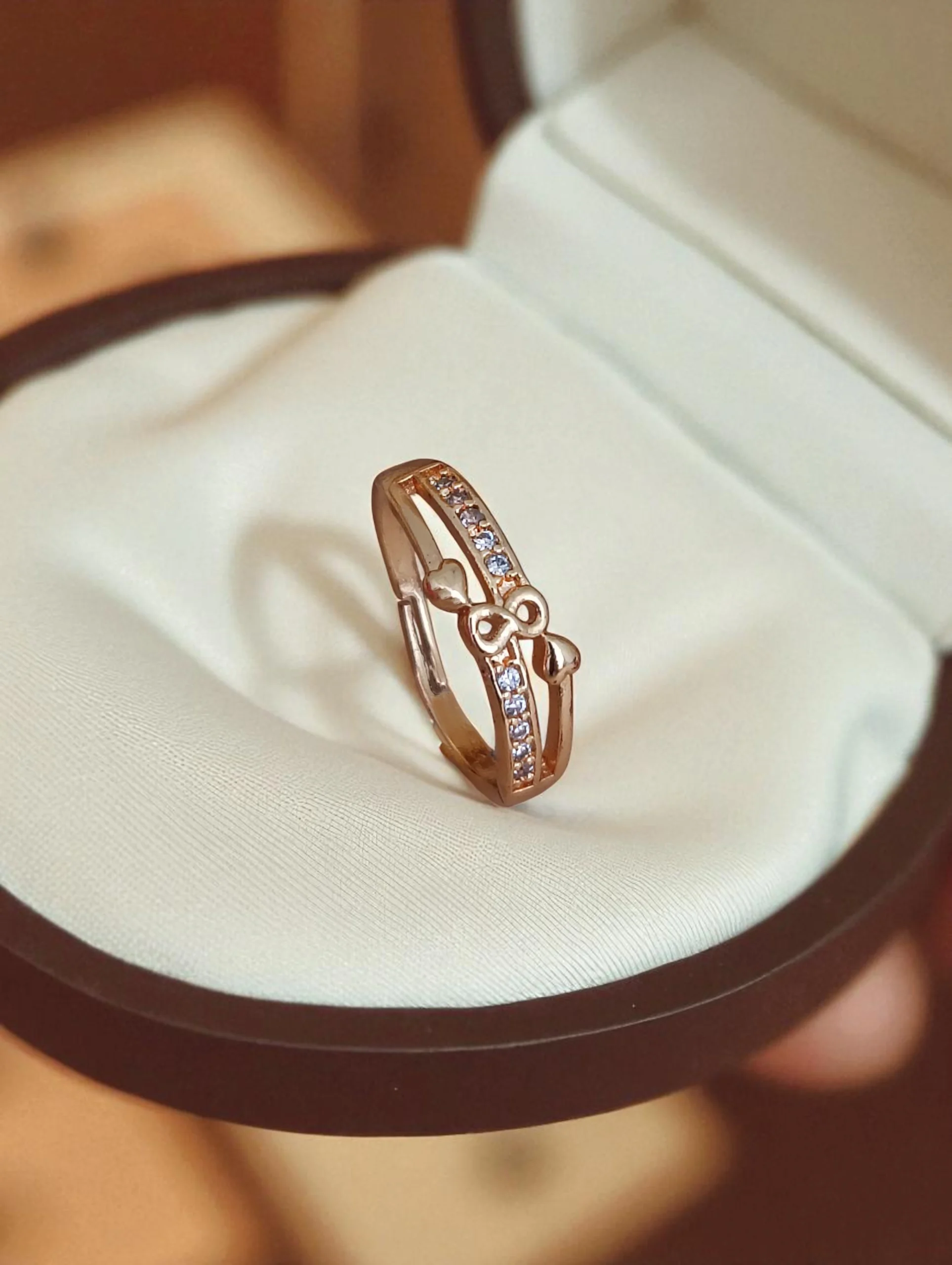 Rose Infinity Spark Ring - Image 2