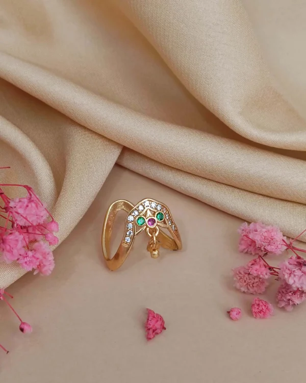 Multicolor Peacock Ring