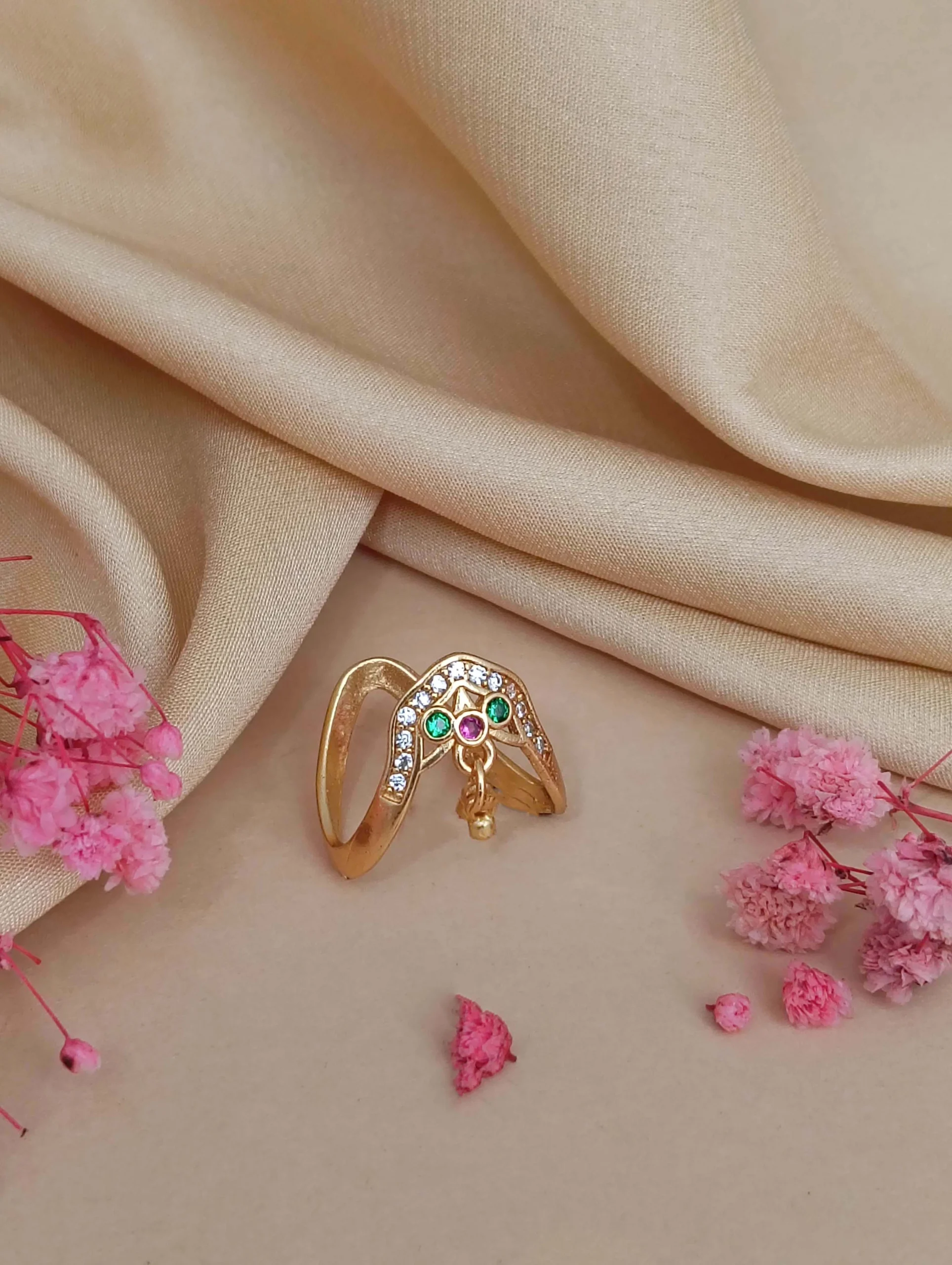 Multicolor Peacock Ring
