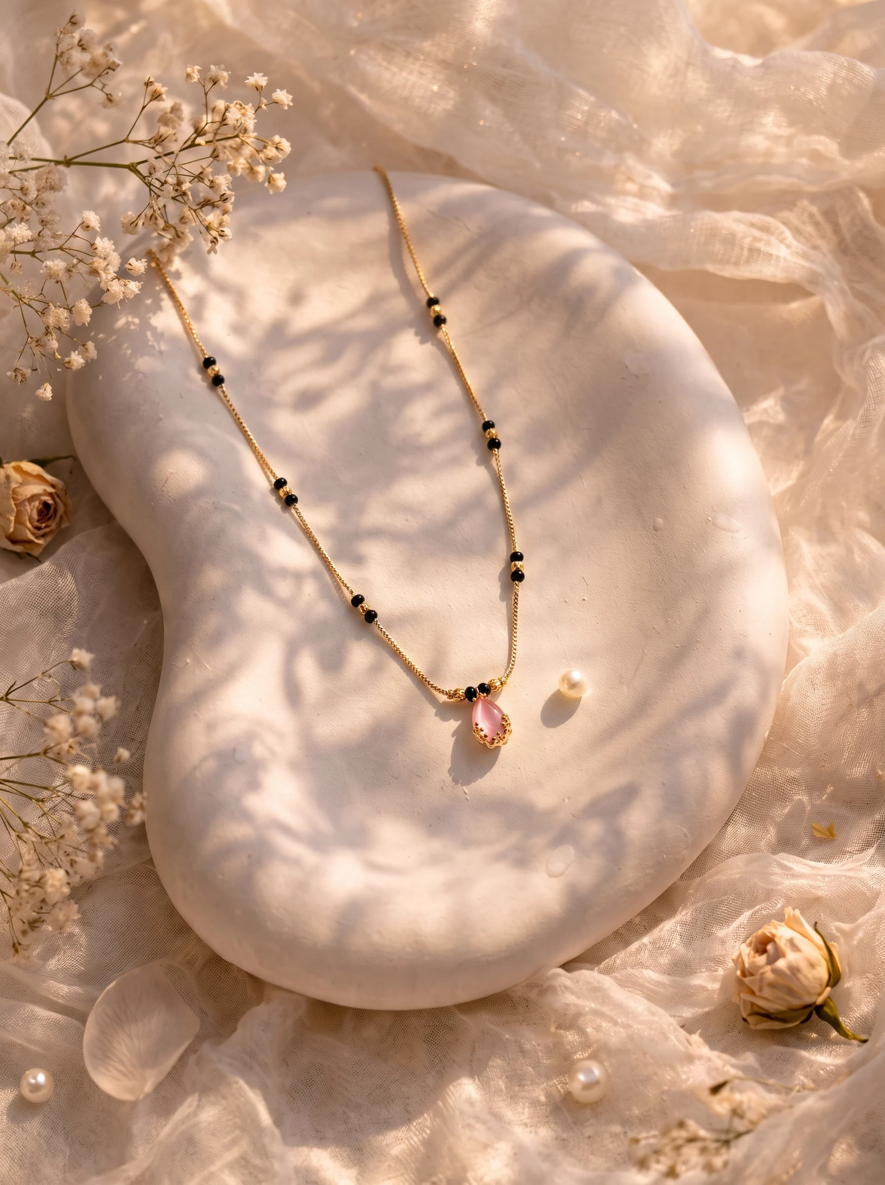 Stylish Minimal Design Mangalsutra Necklace