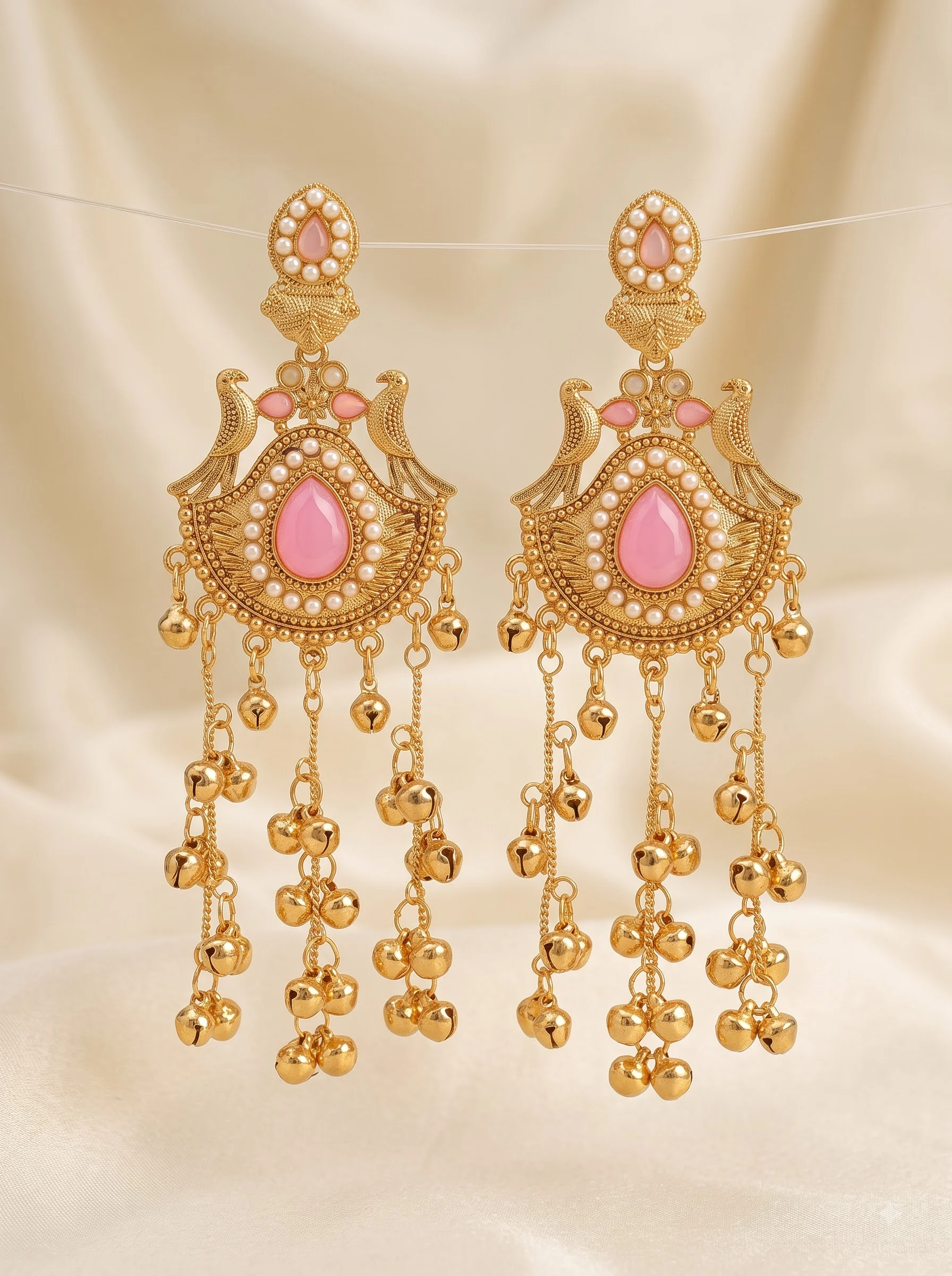 Gulabi Grace Dangle Earrings - Image 2