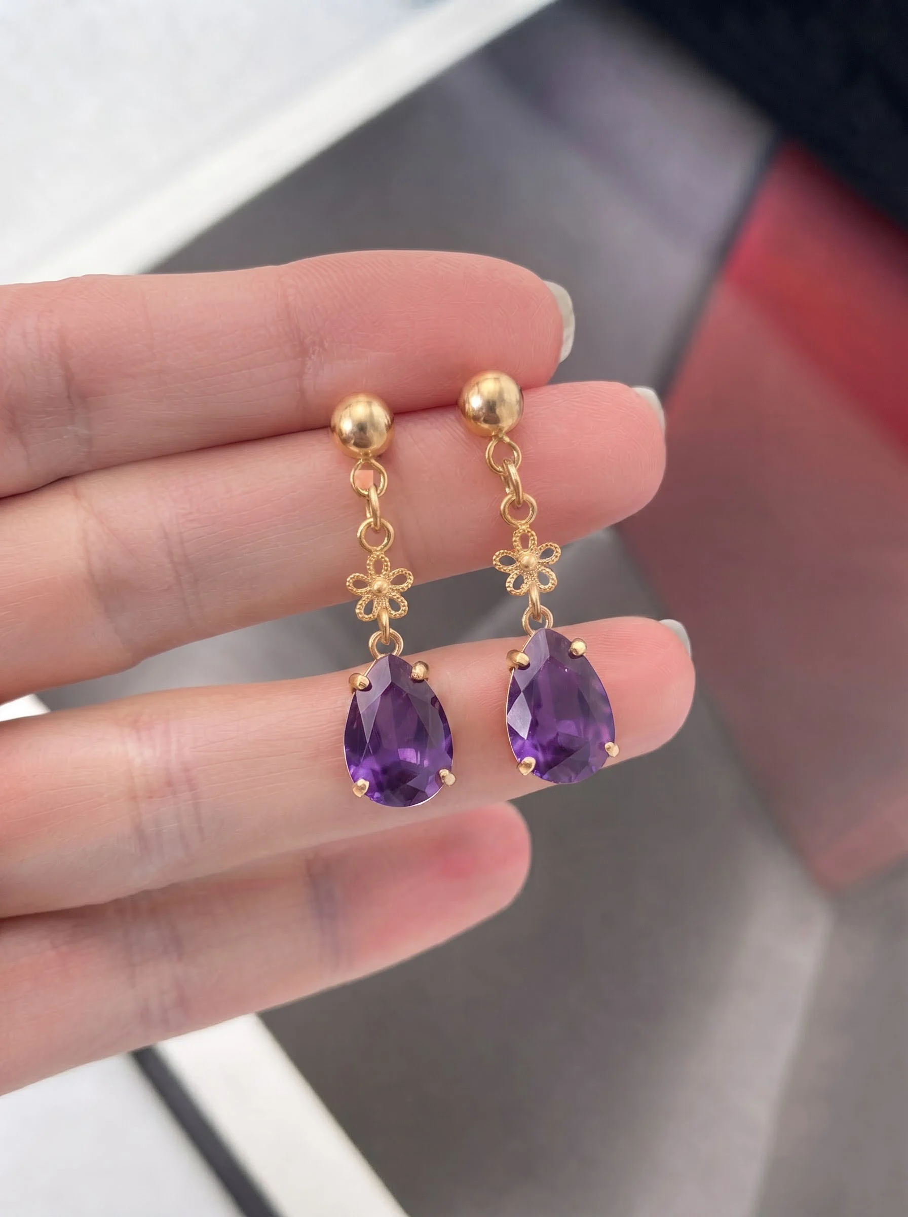 Royal Purple Earrings - Image 8