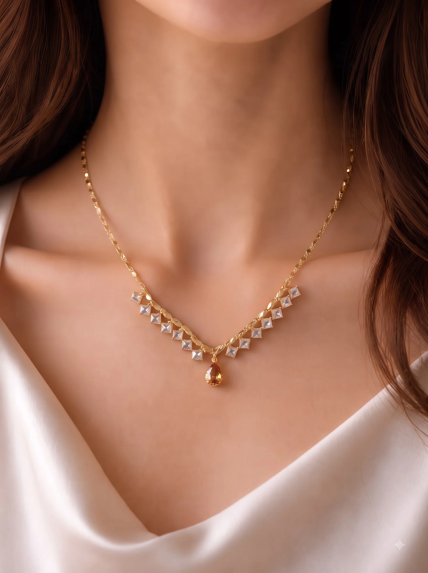 Modern Chain Pendant - Image 3