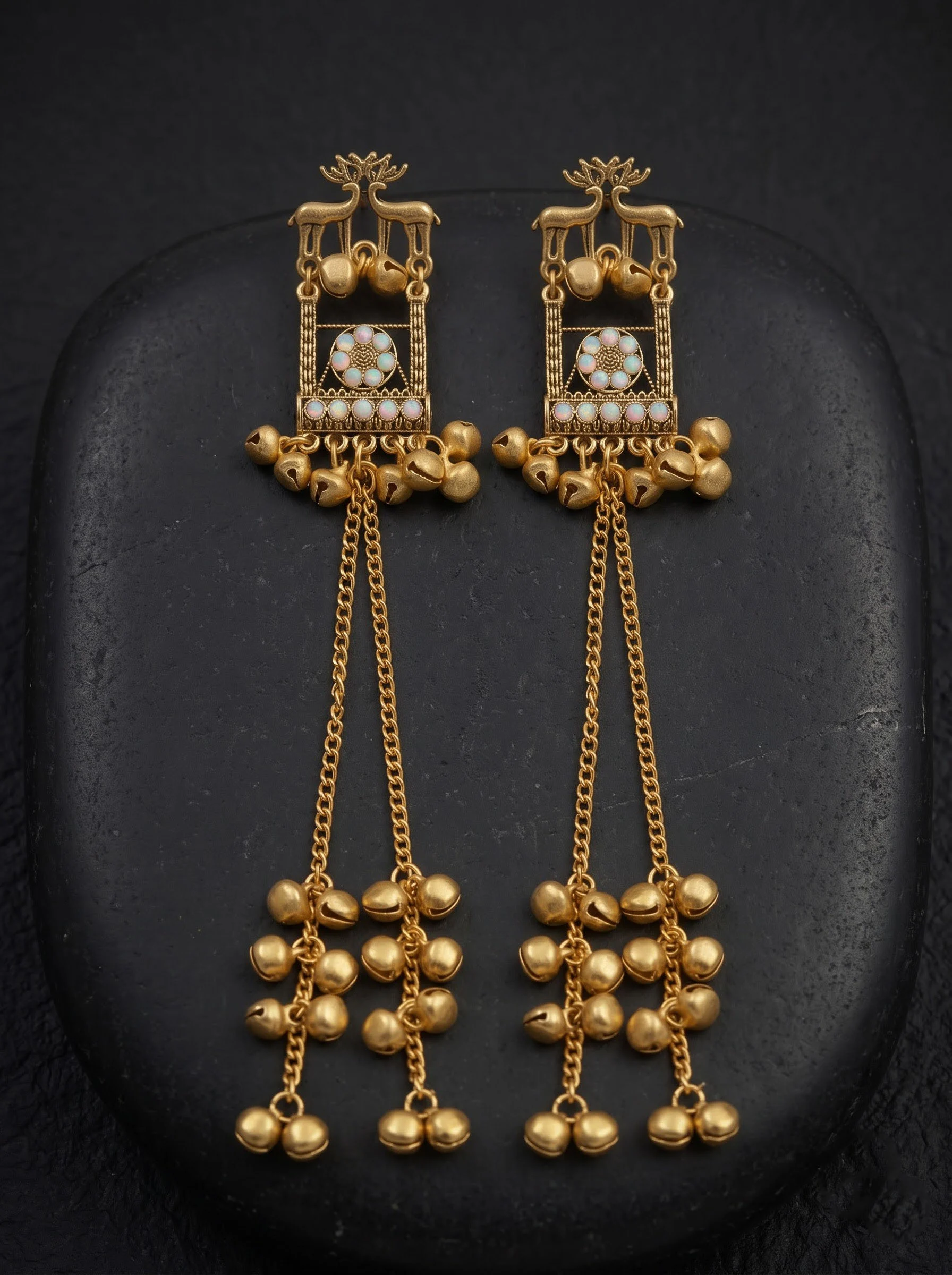 Pearl Royale Cascade Drop Earrings - Image 2