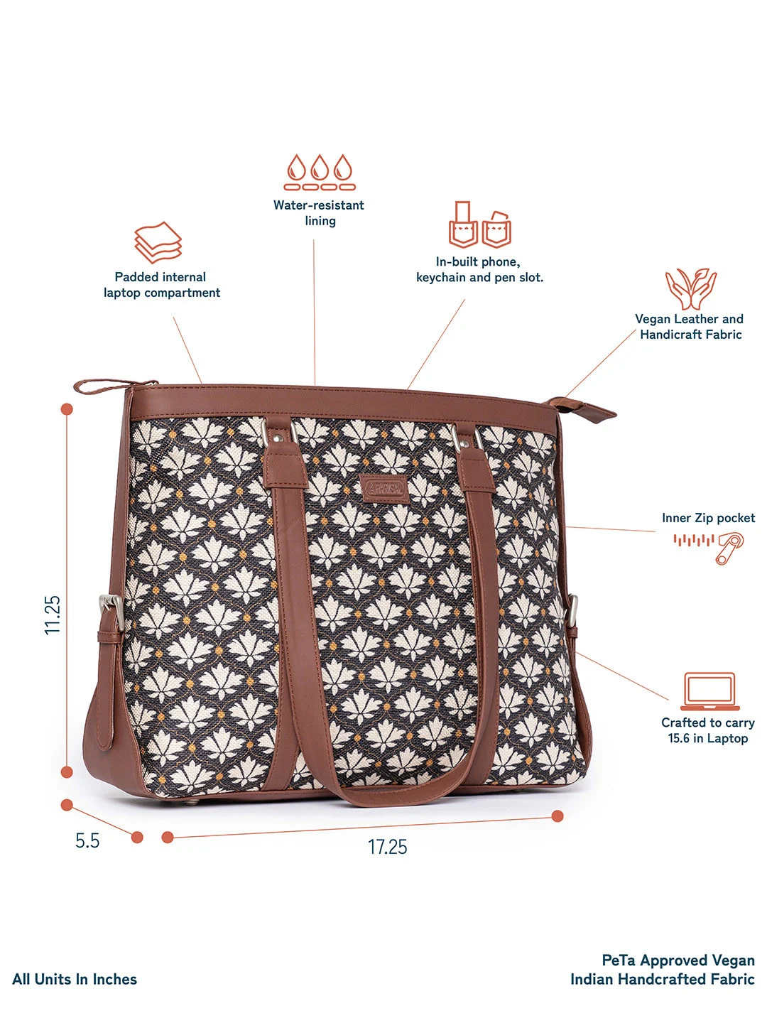 Daisy Print Tote Bag - Image 5