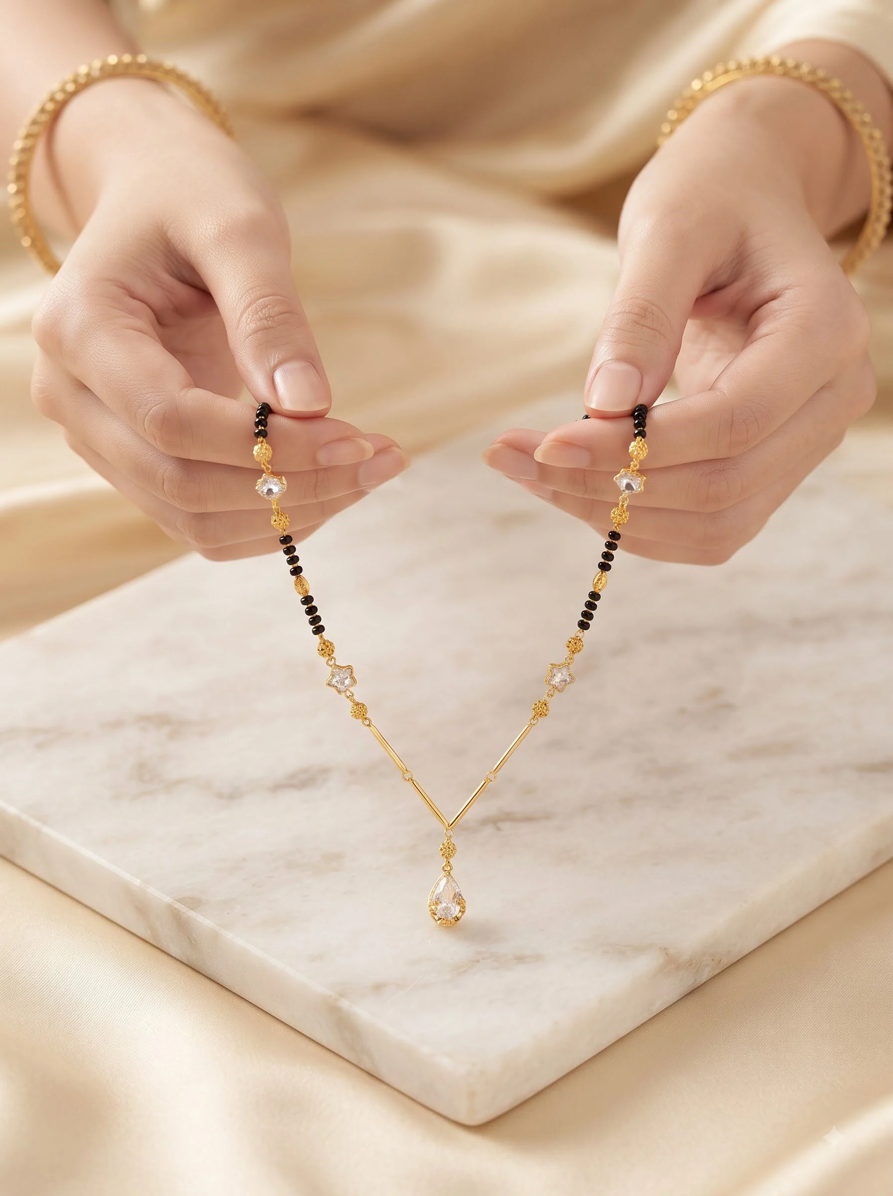 Premium Gold Mangalsutra Necklace - Image 5