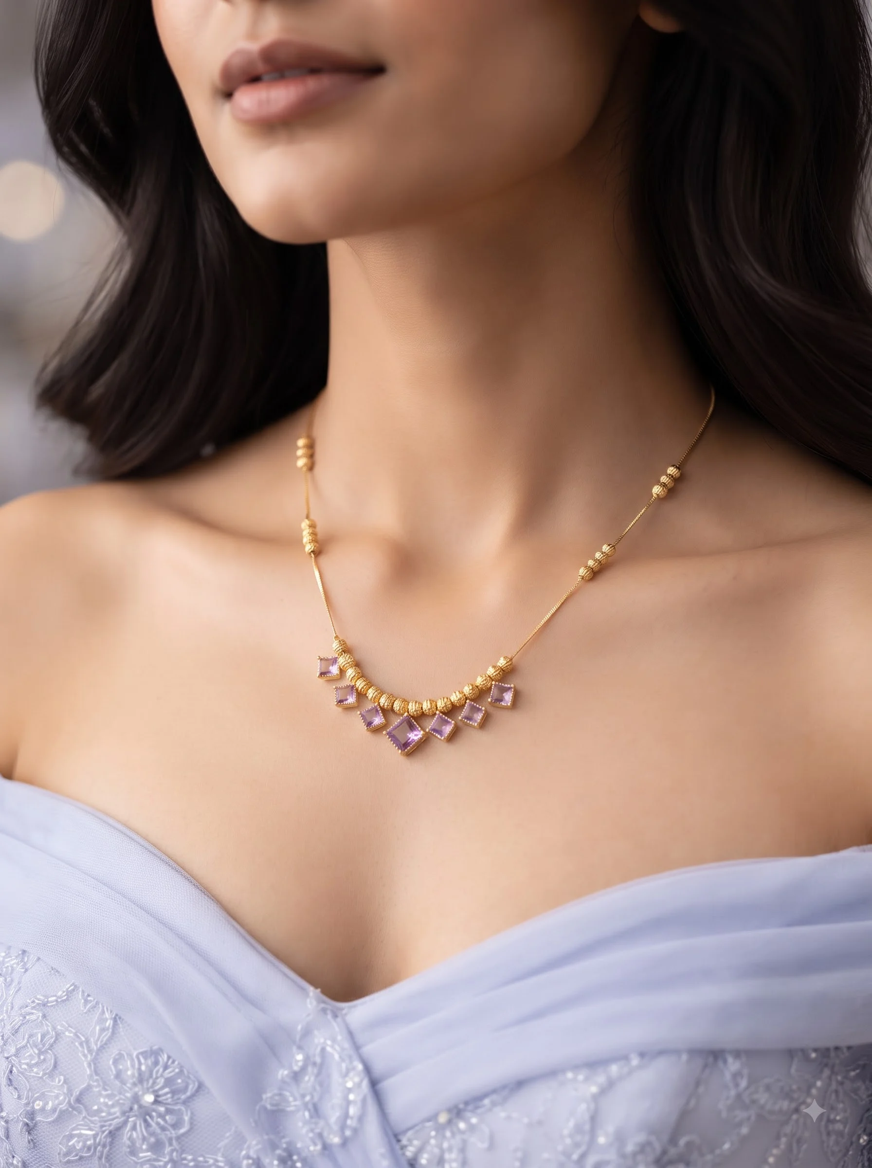 Stylish Gold Chain Pendant - Image 6