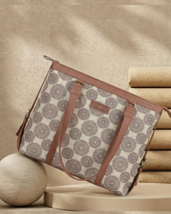 Circular Print Tote Bag
