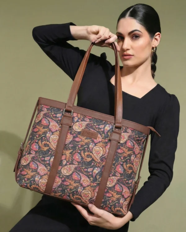 Paisley Print Tote Bag