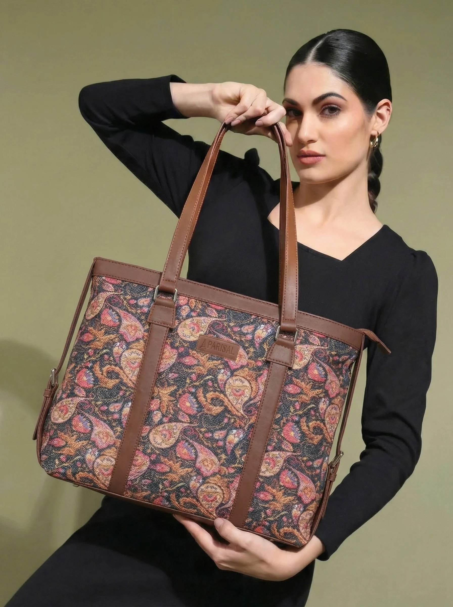 Paisley Print Tote Bag