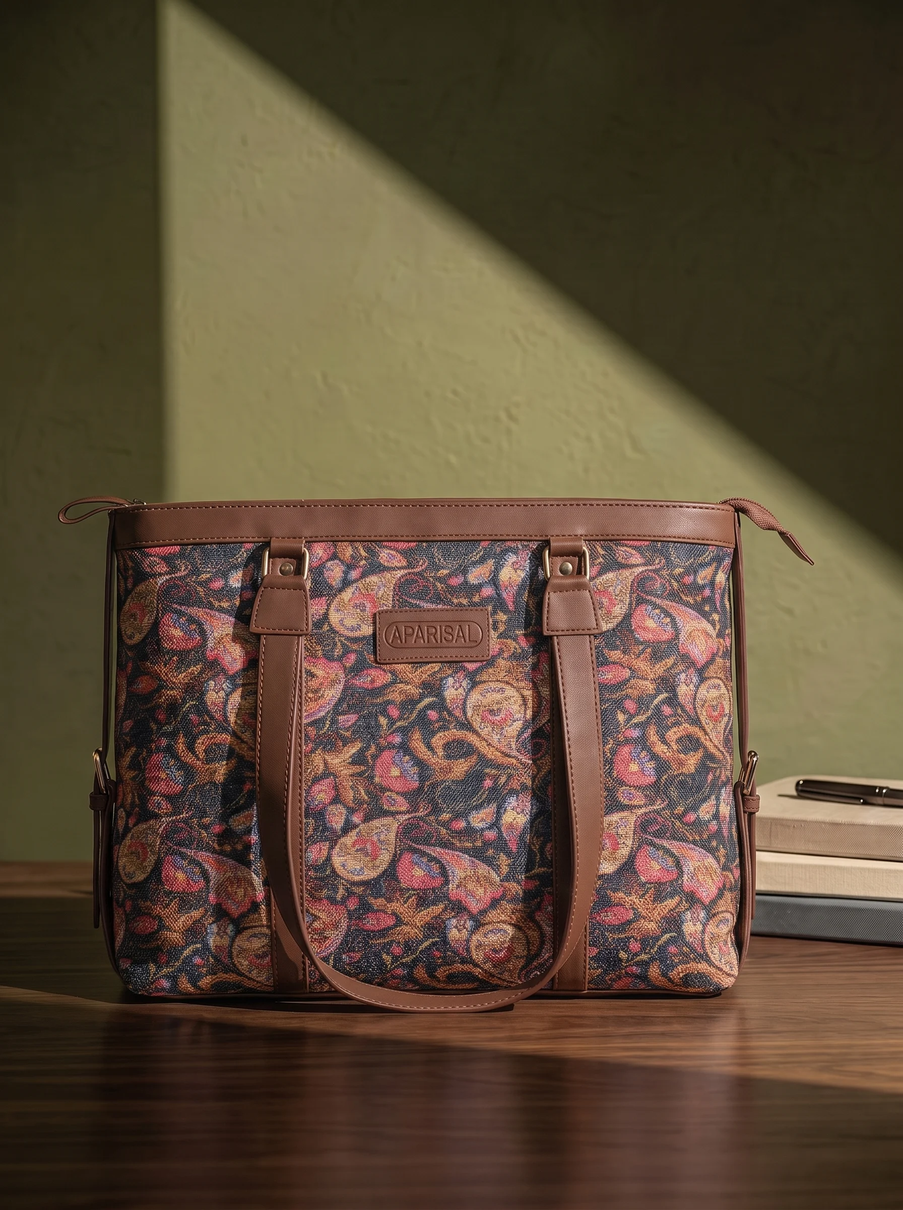 Paisley Print Tote Bag - Image 6