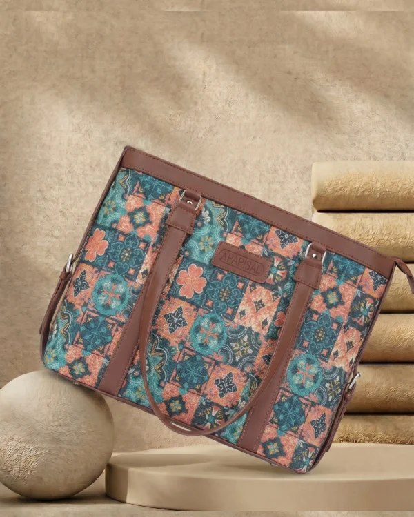 Boho Floral Tote Bag