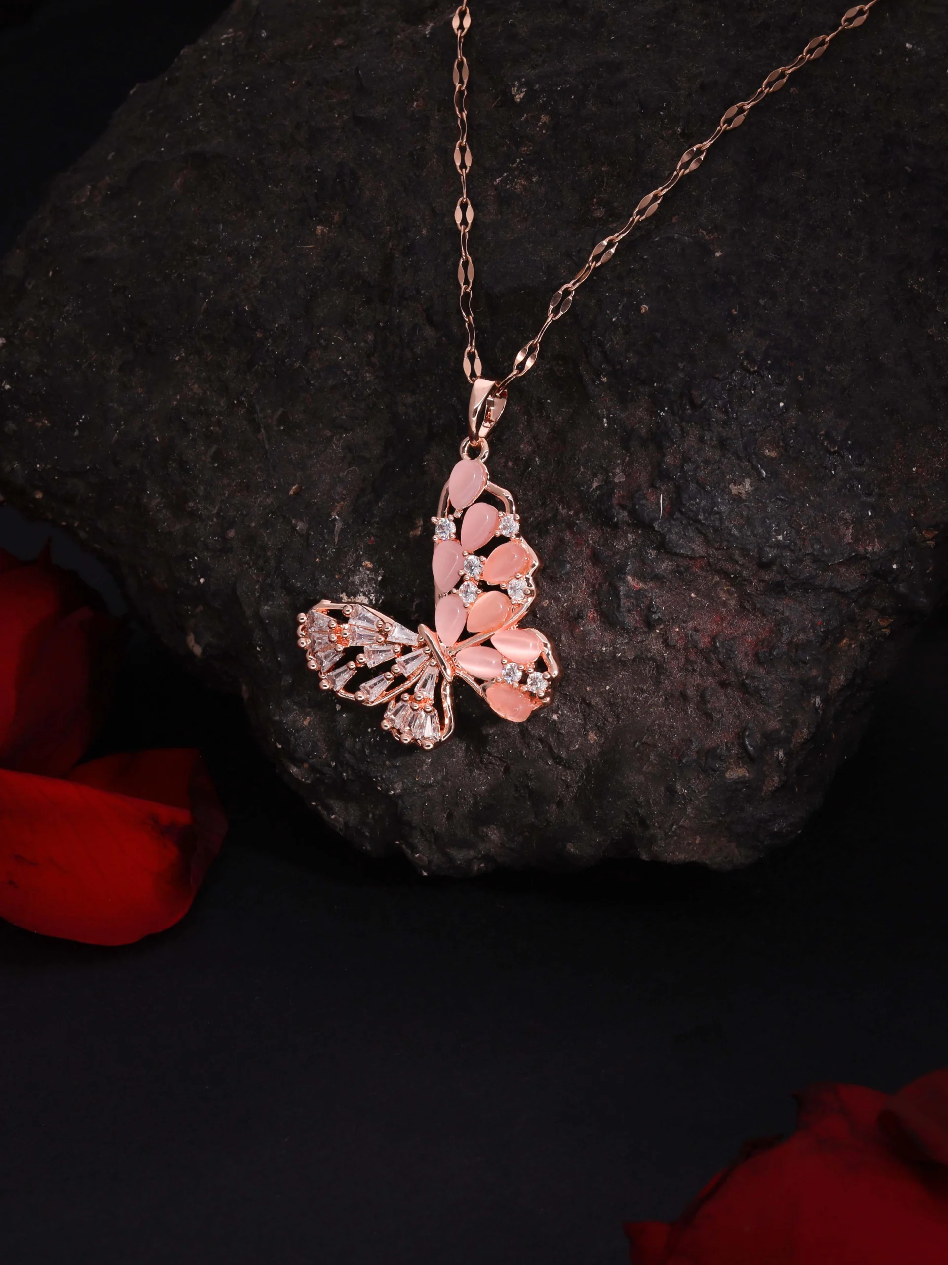 Rose Gold Fancy Pendant - Image 2