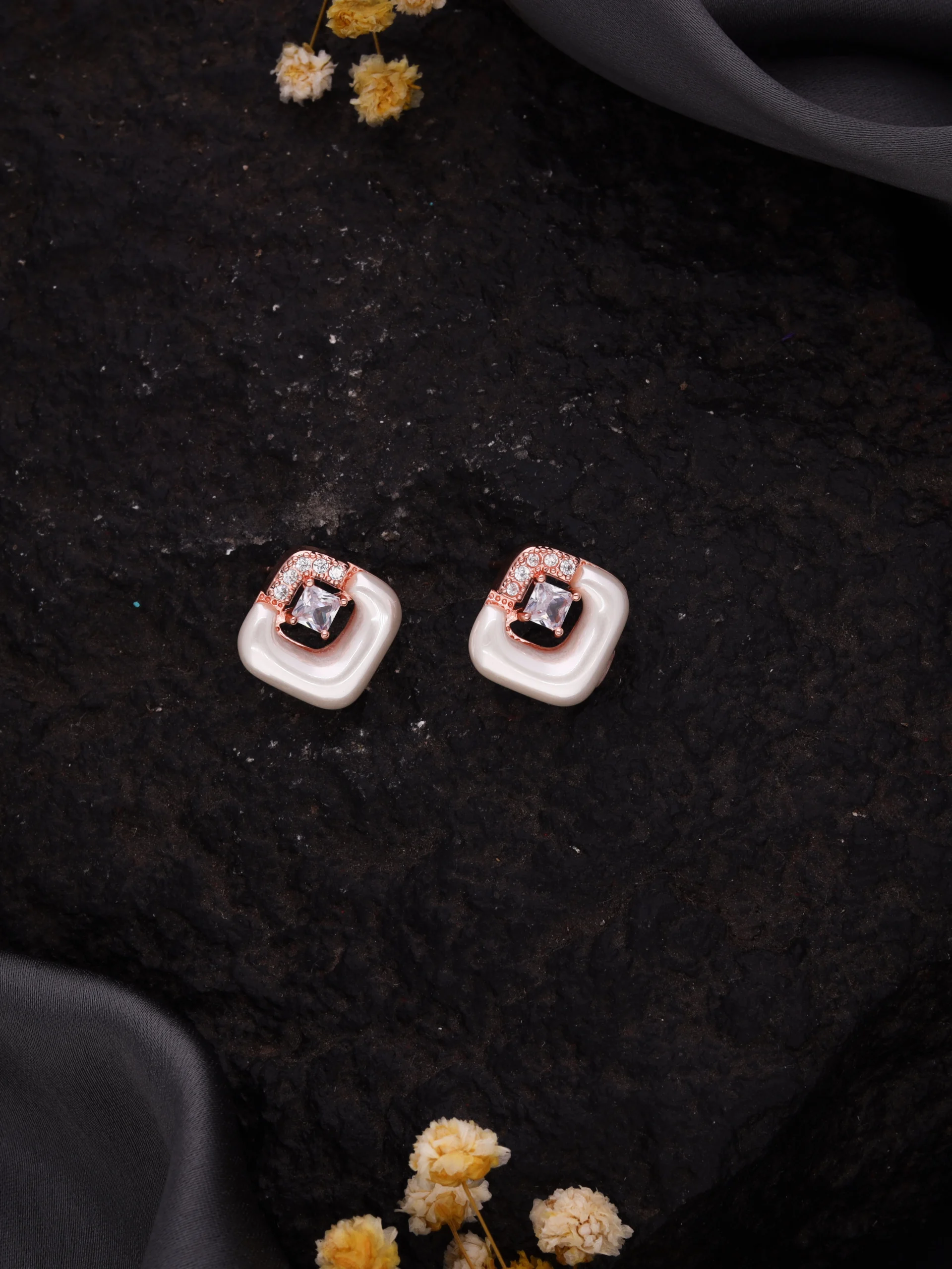 Rose Gold Everyday Earrings