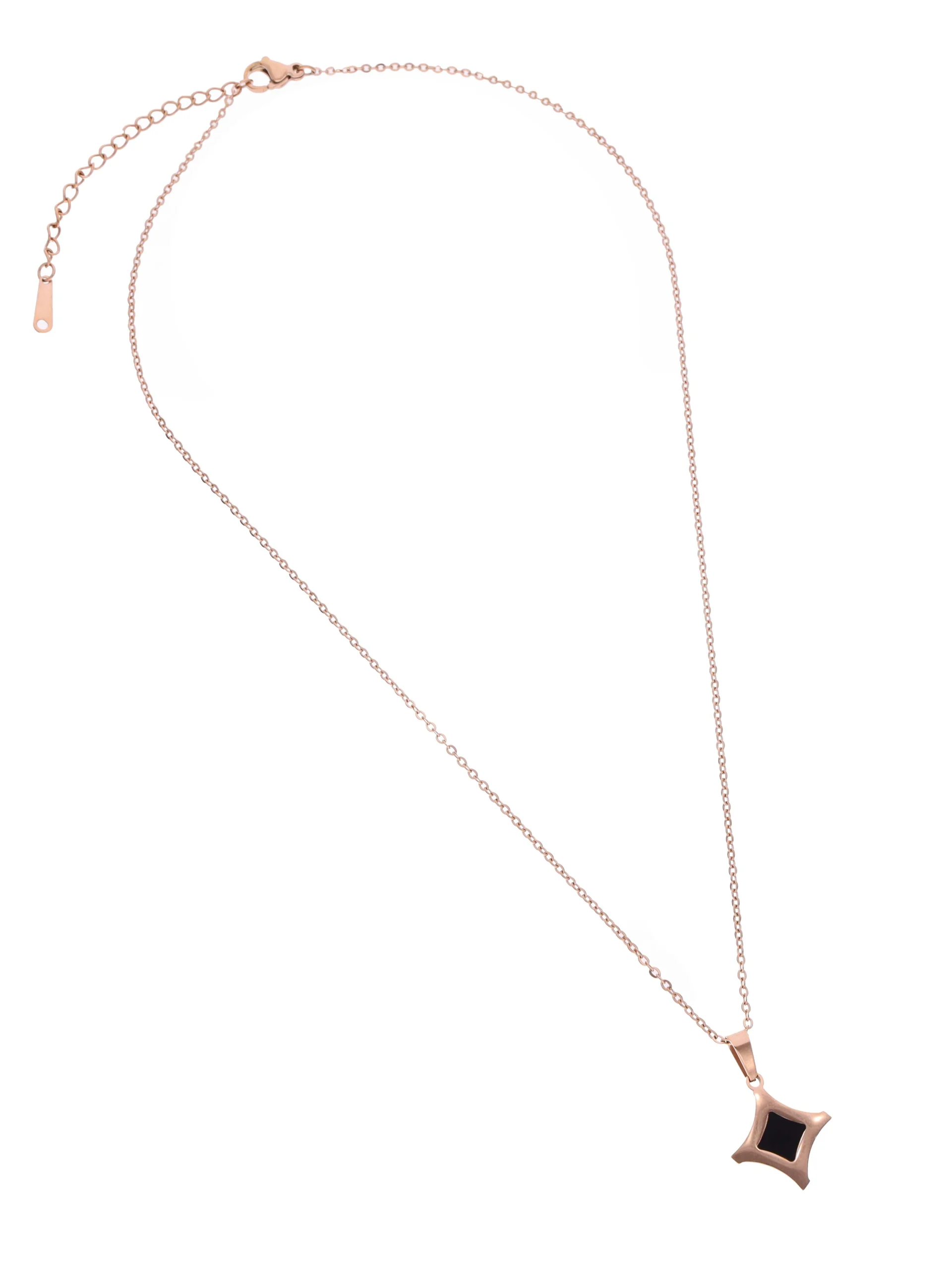 Stylish Chain Pendant & Earrings - Image 3