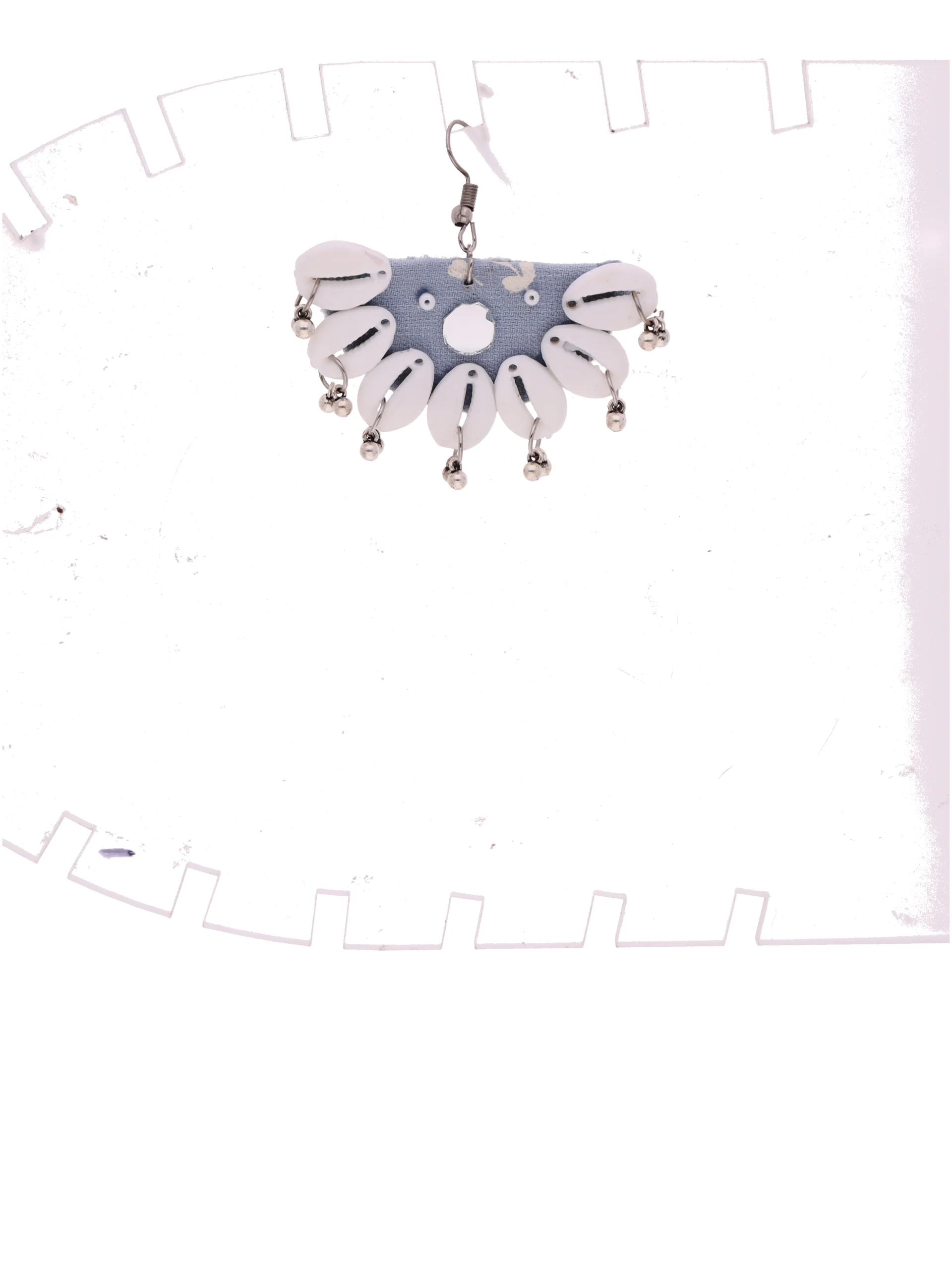 Handmade Geometric Earrings - Image 2
