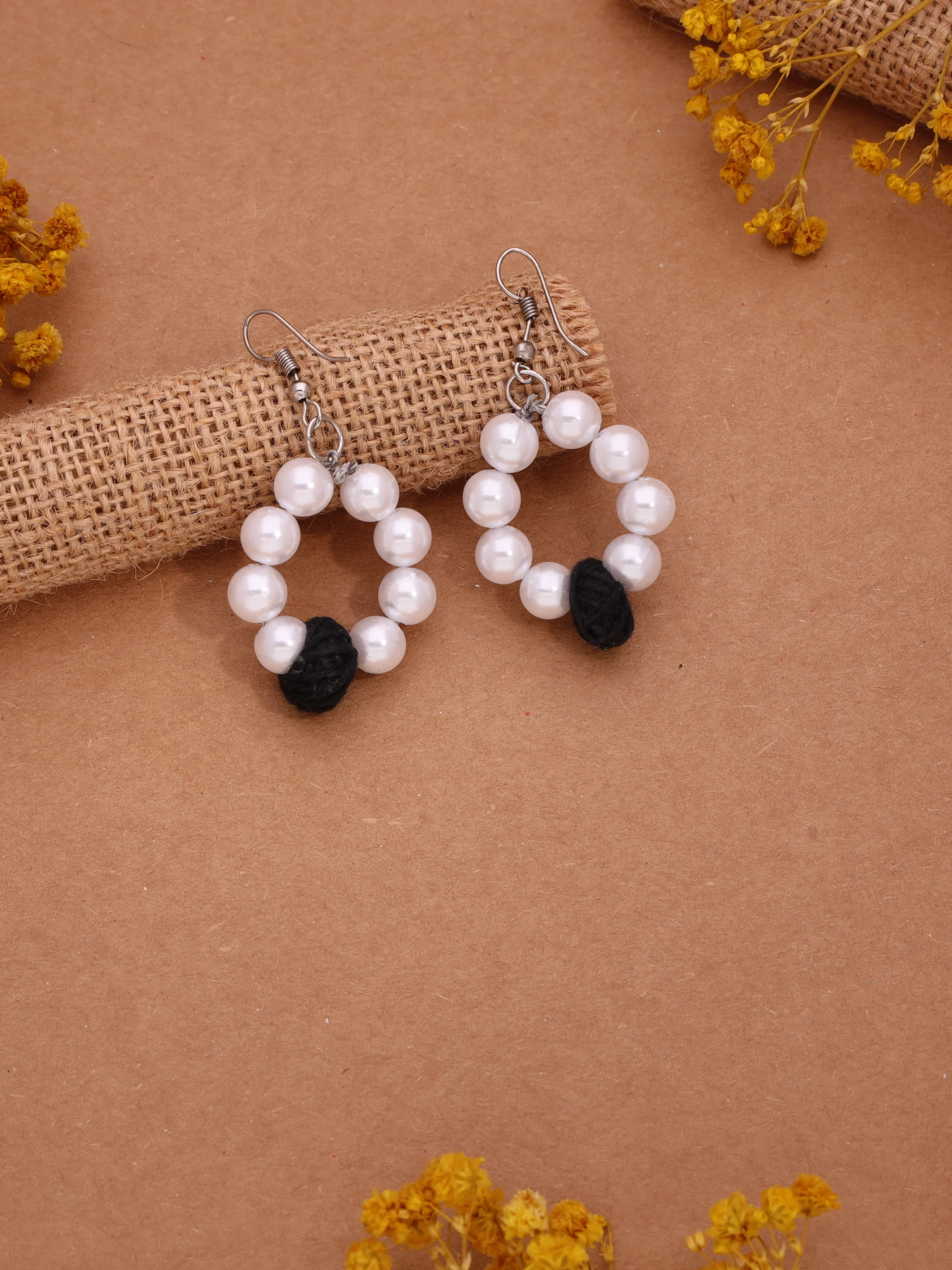 Handmade Pearl Drop Earrings