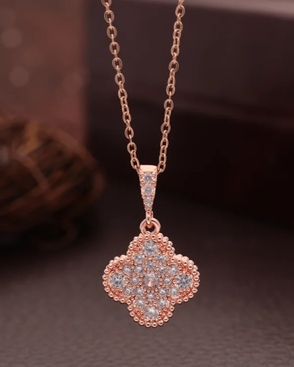 Rose Gold Crystal Pendant