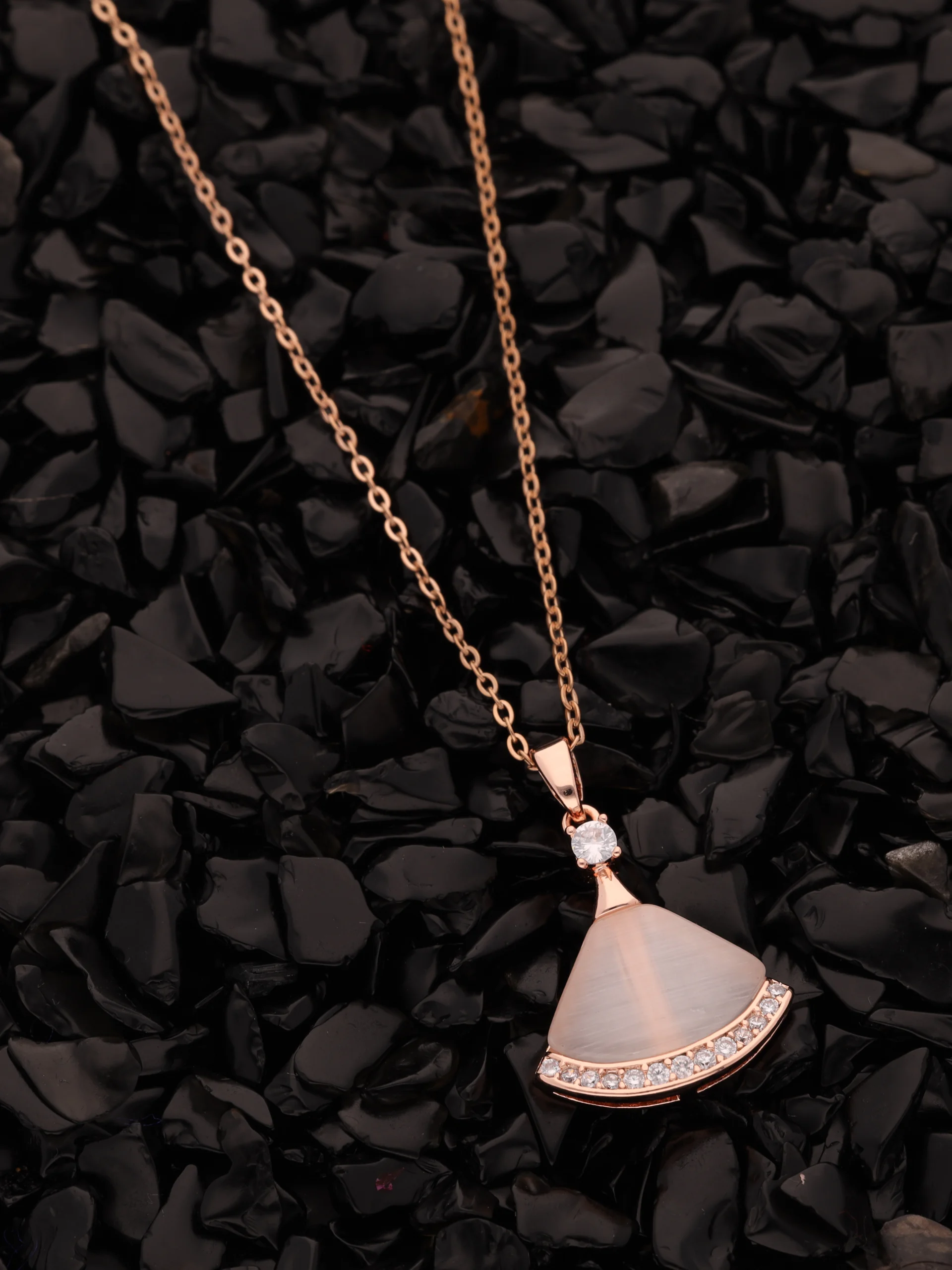 Rose Gold Butterfly Pendant
