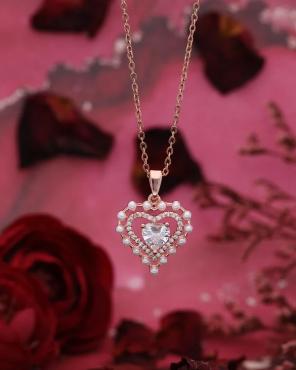 Rose Gold Designer Pendant