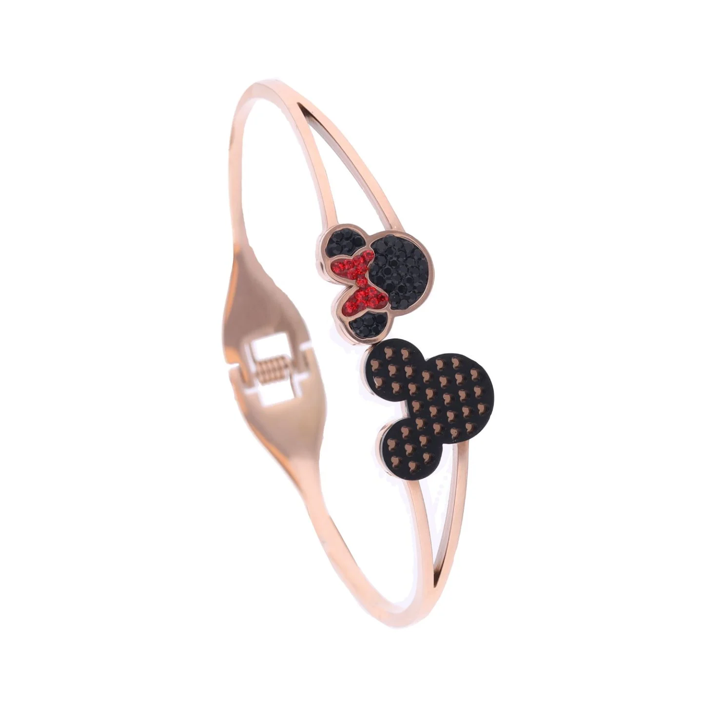 Mickey Heart Gold Bracelet - Image 5