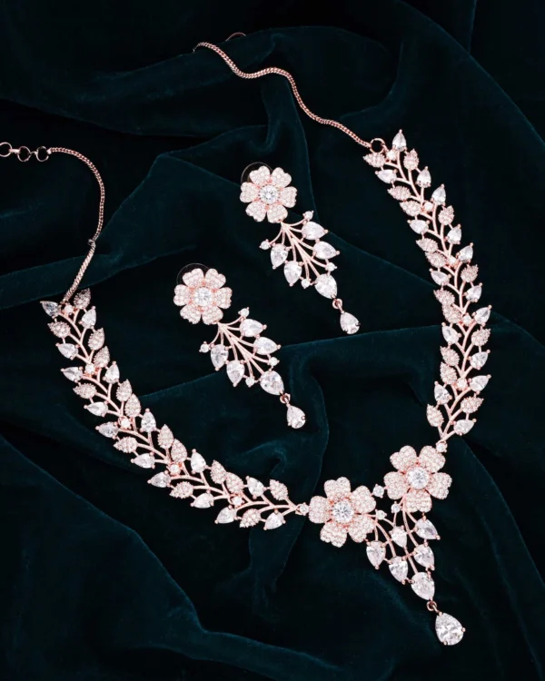 Floral Vine Necklace Set
