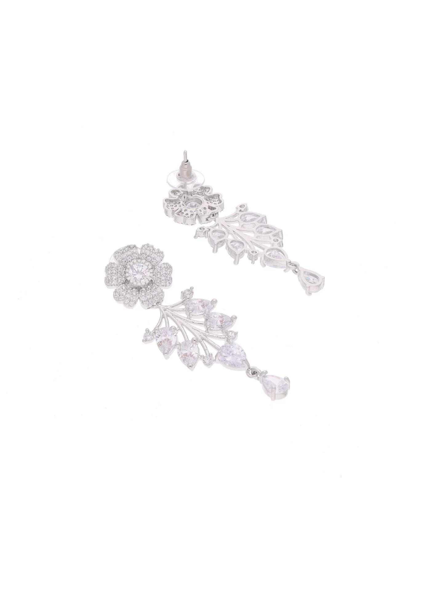 Floral Cascade Necklace Set - Image 5