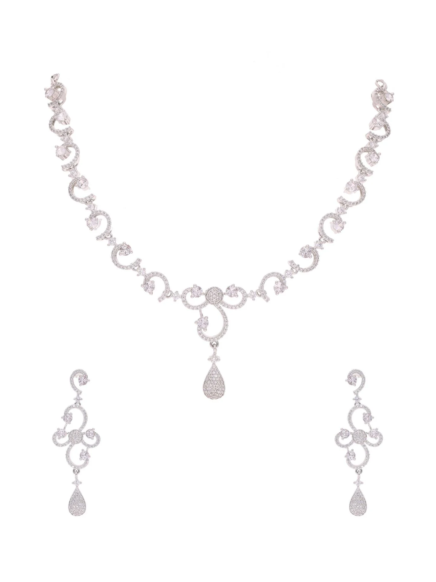 Elegant Circular Necklace Set - Image 4