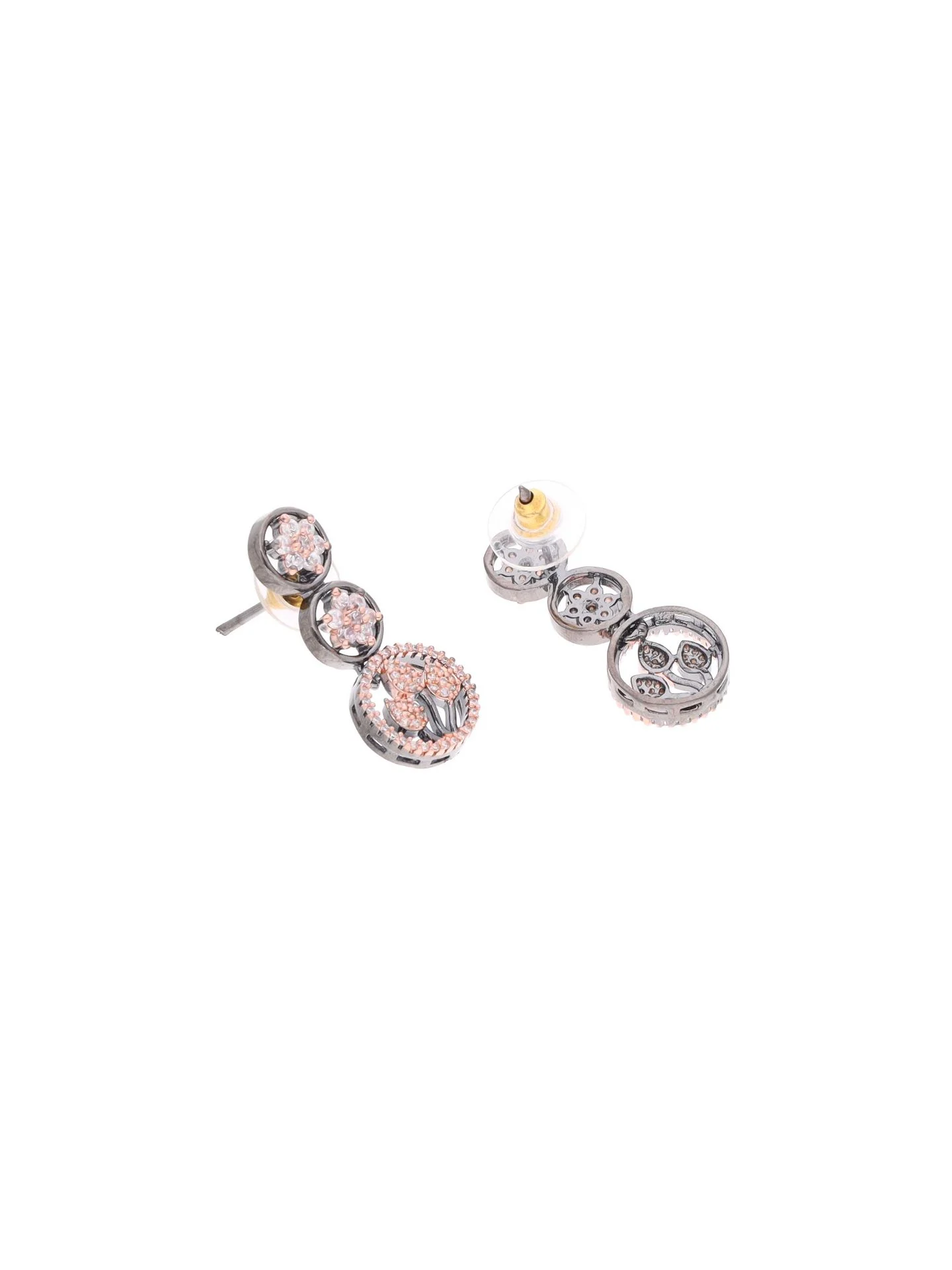Black Circle Necklace Set - Image 5